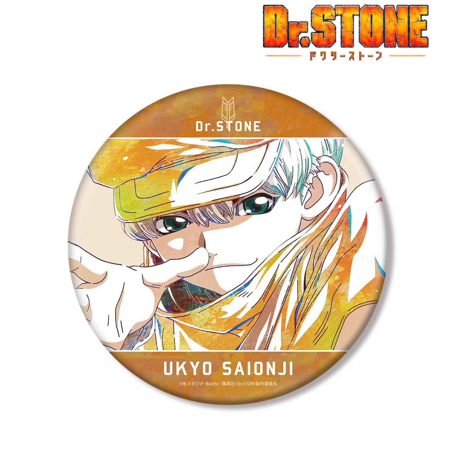 TVアニメ「Dr.STONE」 西園寺羽京 Ani-Art BIG缶バッジ 画像 2 | AniSmile