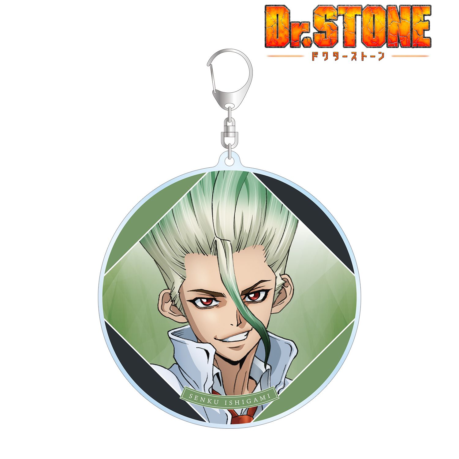 TVアニメ「Dr.STONE」 描き下ろしイラスト 石神千空 石化前ver. BIGアクリルキーホルダー Image 2 | AniSmile