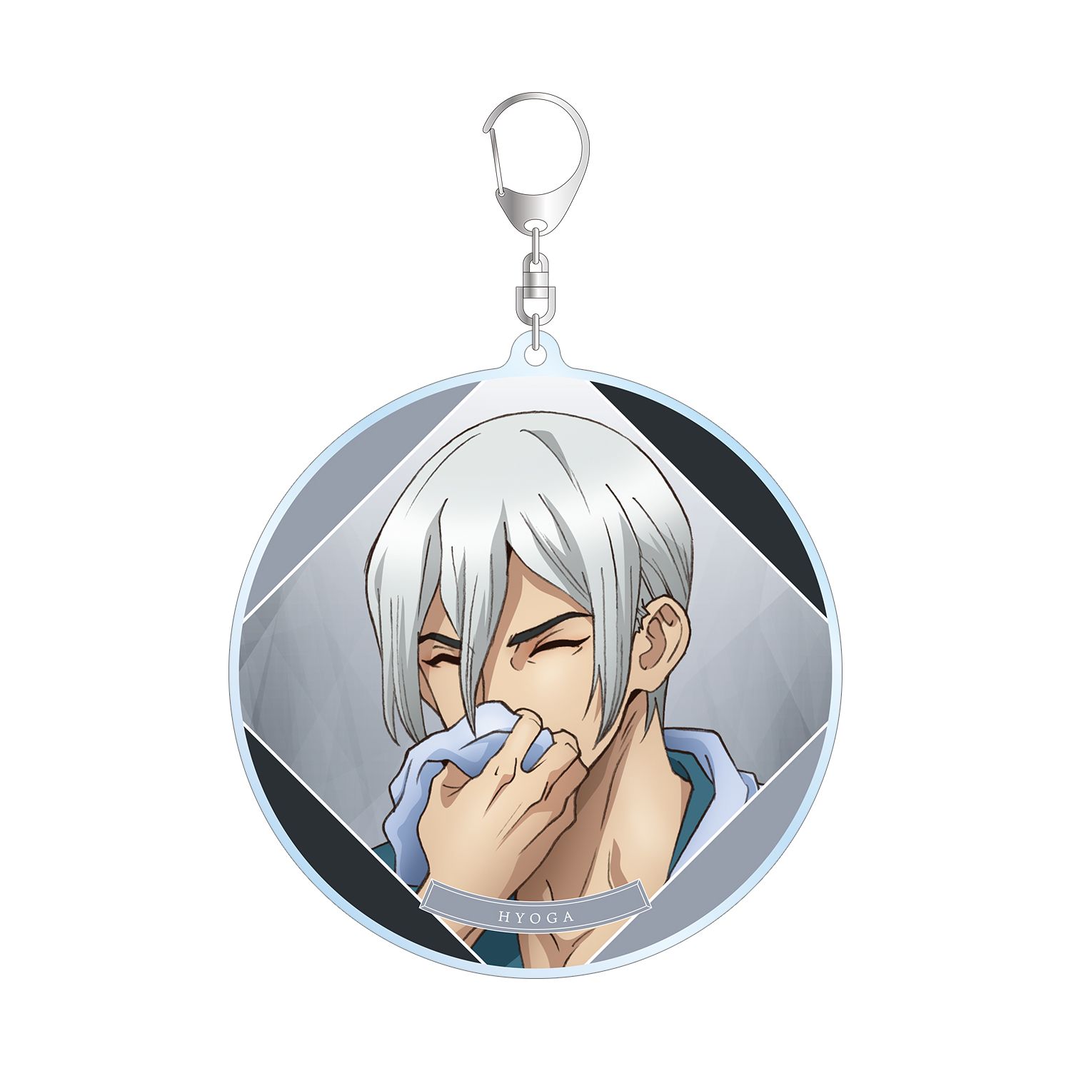 TVアニメ「Dr.STONE」 描き下ろしイラスト 氷月 石化前ver. BIGアクリルキーホルダー - official product image | AniSmile