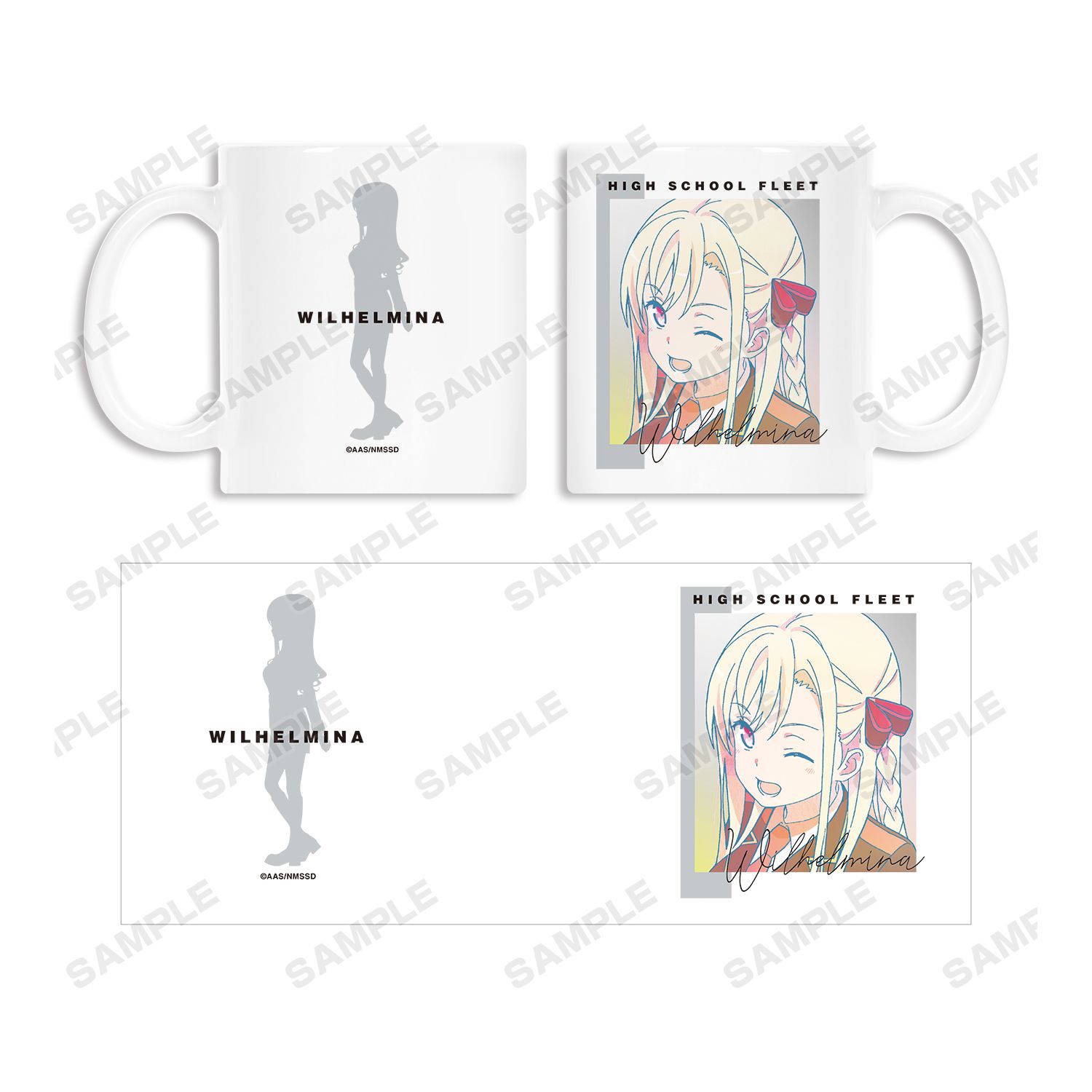 劇場版 ハイスクール・フリート ヴィルヘルミーナ Ani-Art CLEAR LABEL マグカップ 图片 2 | AniSmile
