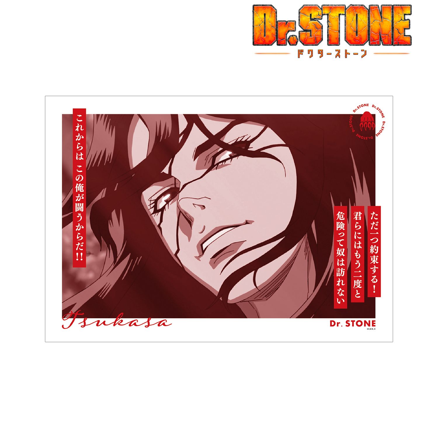 TVアニメ「Dr.STONE」 獅子王司 A3マット加工ポスター 图片 2 | AniSmile