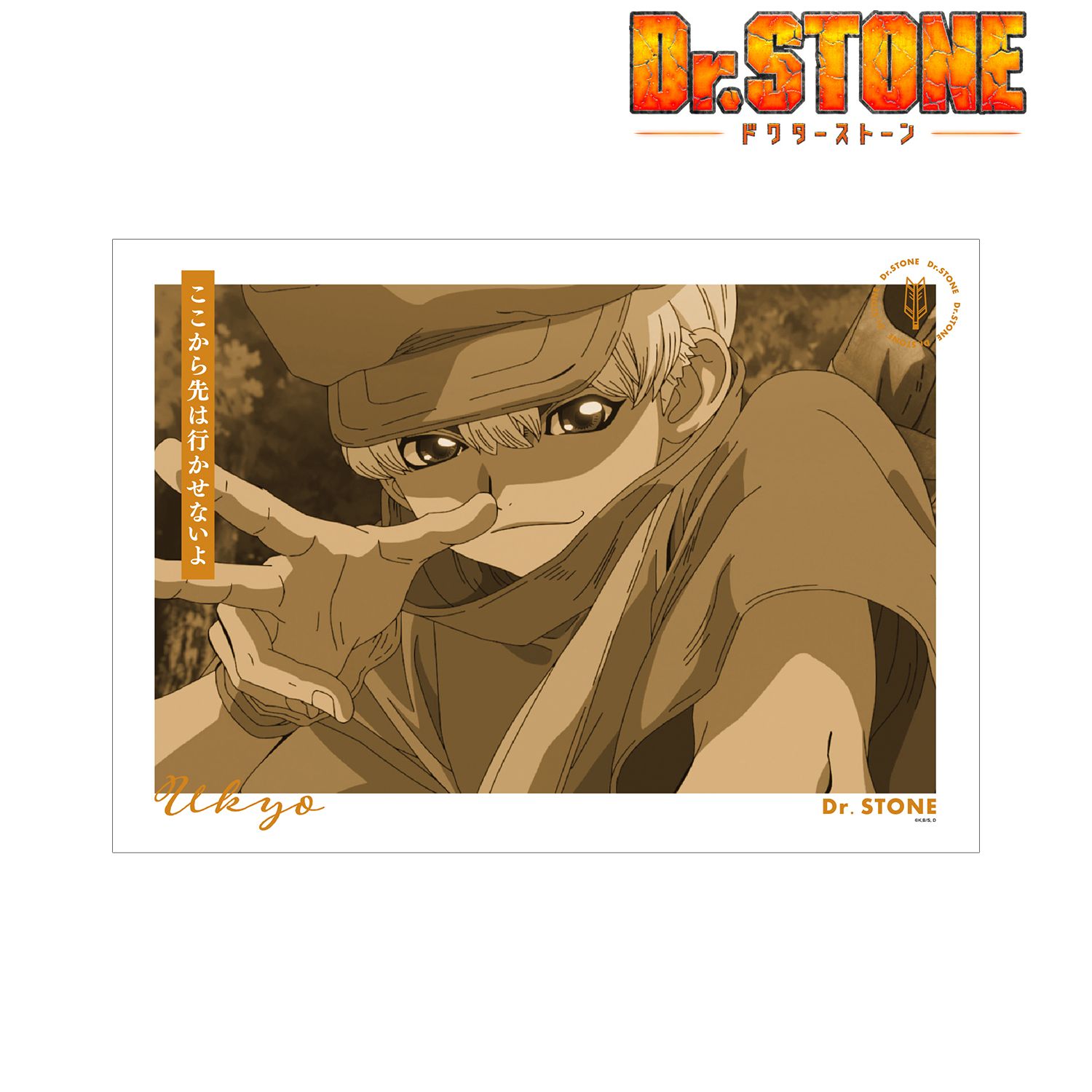 TVアニメ「Dr.STONE」 西園寺羽京 A3マット加工ポスター 图片 2 | AniSmile