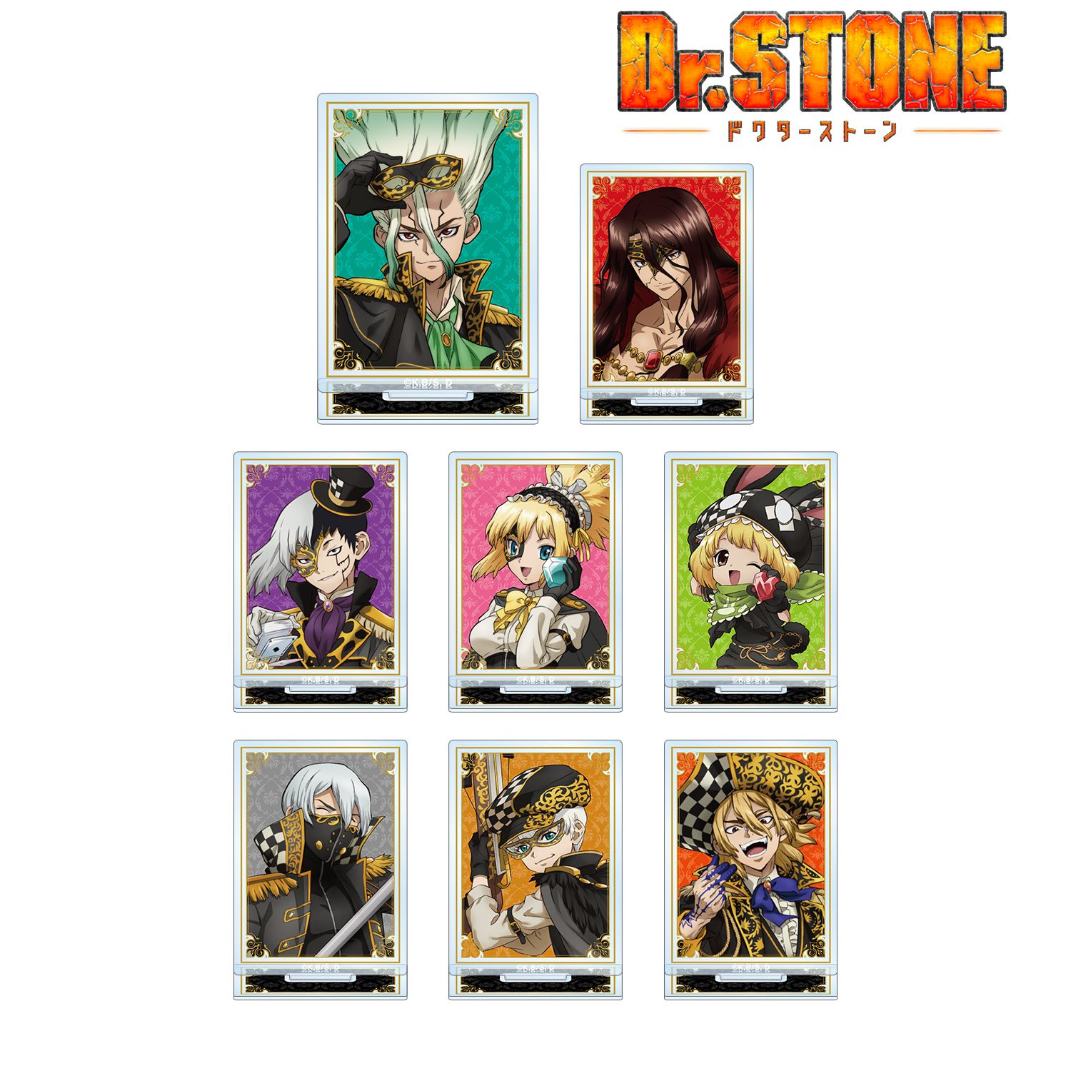 TVアニメ「Dr.STONE」 描き下ろしイラスト 怪盗団ver. トレーディングアクリルスタンド(単位/単品) 图片 2 | AniSmile