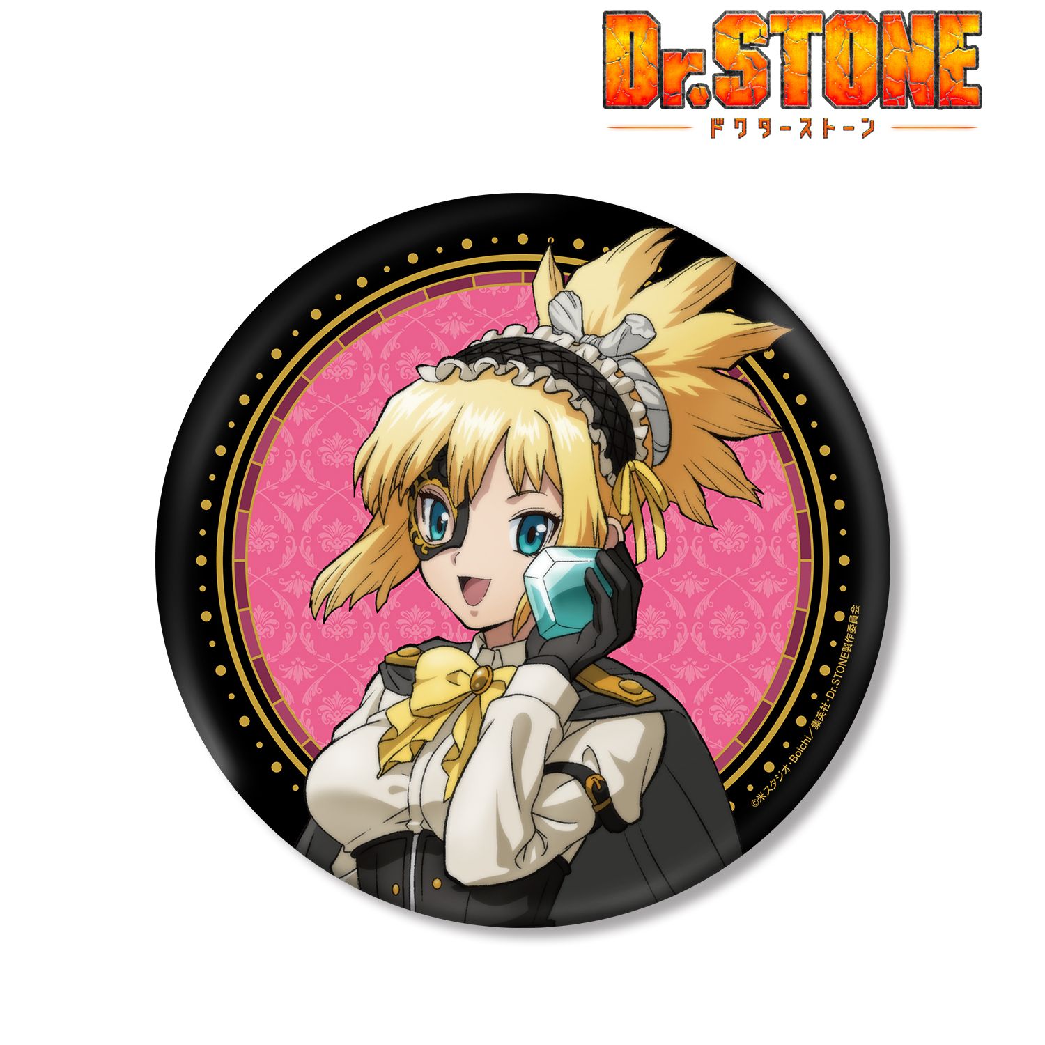 TVアニメ「Dr.STONE」 描き下ろしイラスト コハク 怪盗団ver. BIG缶バッジ - AniSmile