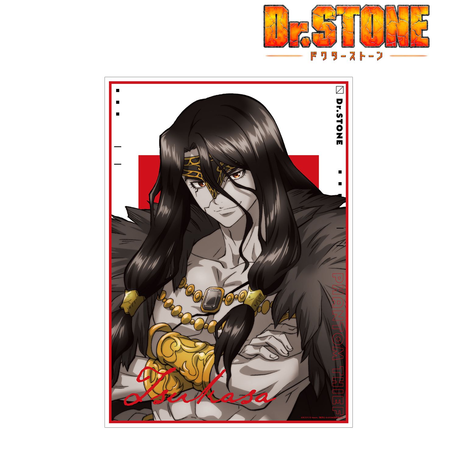 TVアニメ「Dr.STONE」 描き下ろしイラスト 獅子王司 怪盗団ver. A3マット加工ポスター Image 2 | AniSmile