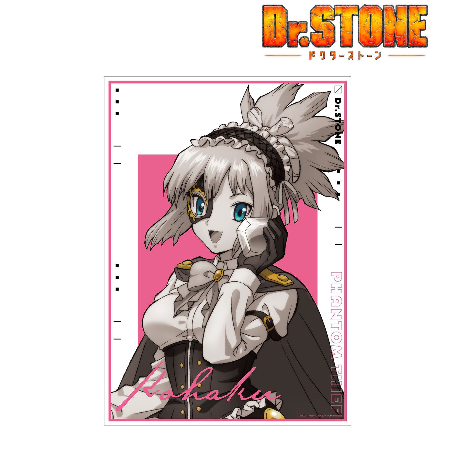 TVアニメ「Dr.STONE」 描き下ろしイラスト コハク 怪盗団ver. A3マット加工ポスター Image 2 | AniSmile