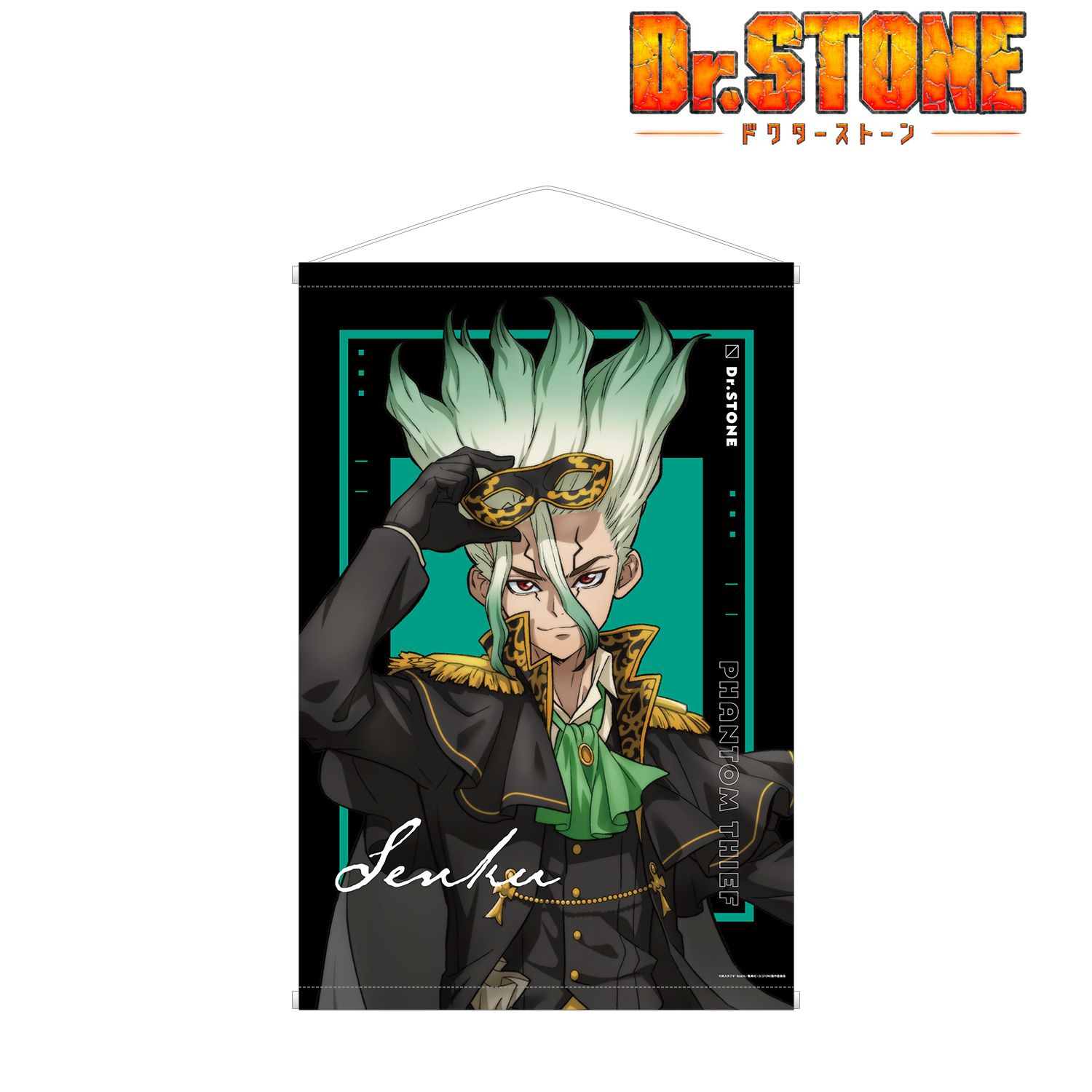 TVアニメ「Dr.STONE」 描き下ろしイラスト 石神千空 怪盗団ver. B2タペストリー Image 2 | AniSmile