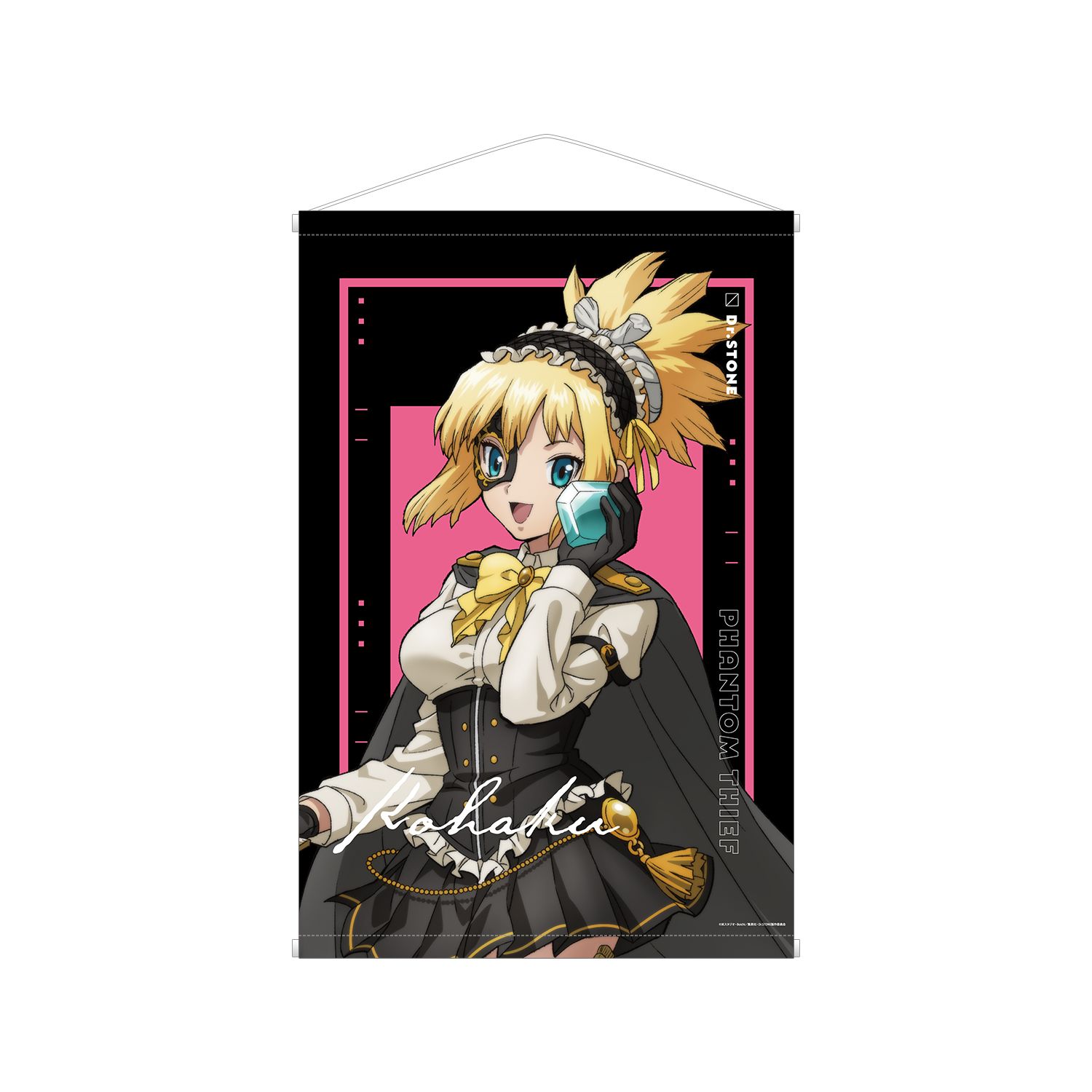 TVアニメ「Dr.STONE」 描き下ろしイラスト コハク 怪盗団ver. B2タペストリー - official product image | AniSmile