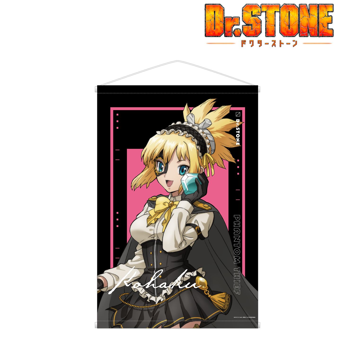 TVアニメ「Dr.STONE」 描き下ろしイラスト コハク 怪盗団ver. B2タペストリー Image 2 | AniSmile