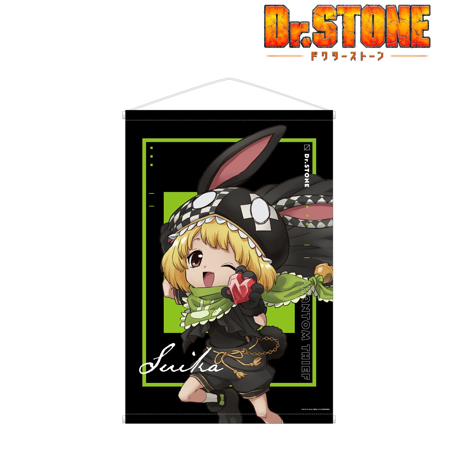 TVアニメ「Dr.STONE」 描き下ろしイラスト スイカ 怪盗団ver. B2タペストリー Image 2 | AniSmile