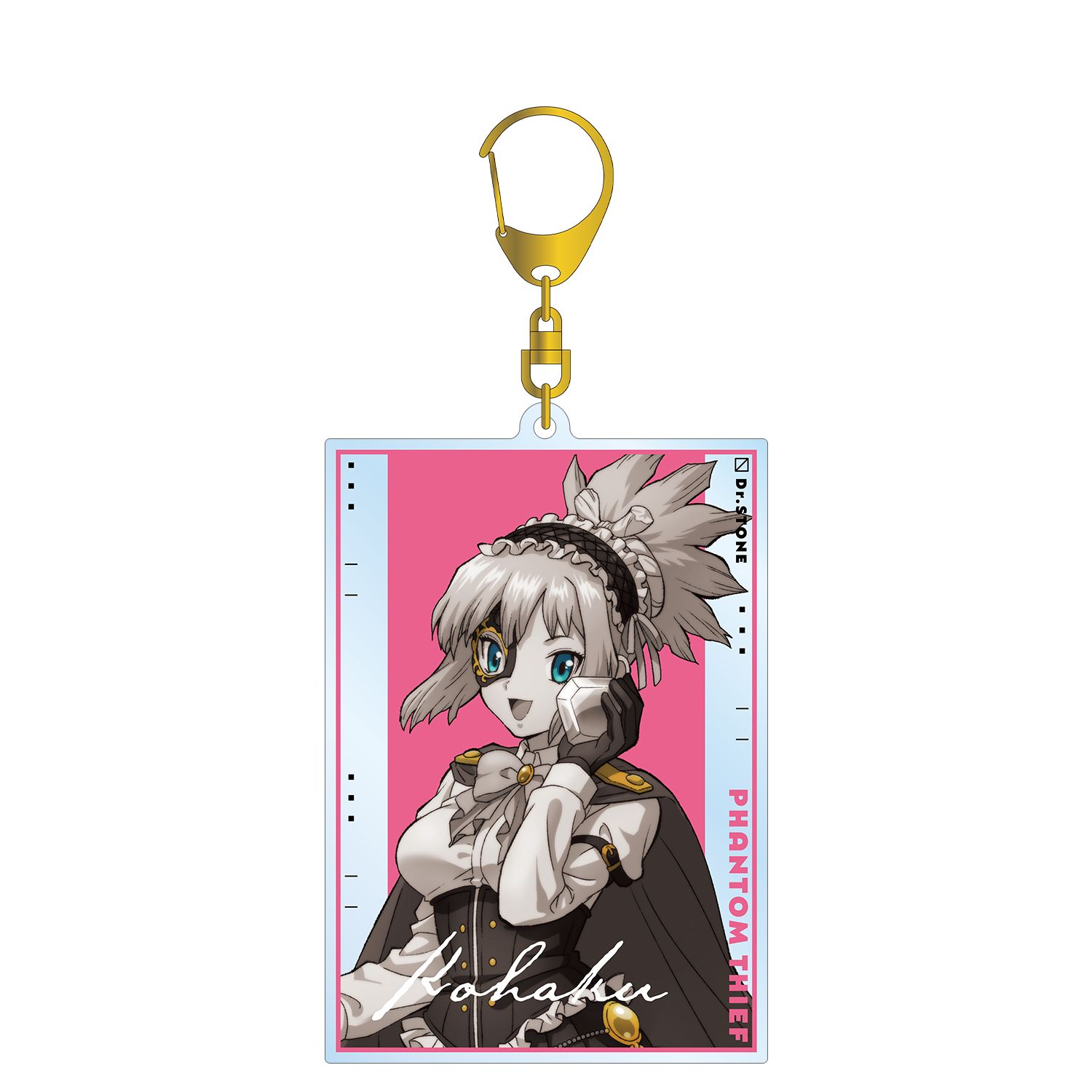 TVアニメ「Dr.STONE」 描き下ろしイラスト コハク 怪盗団ver. BIGアクリルキーホルダー - official product image | AniSmile