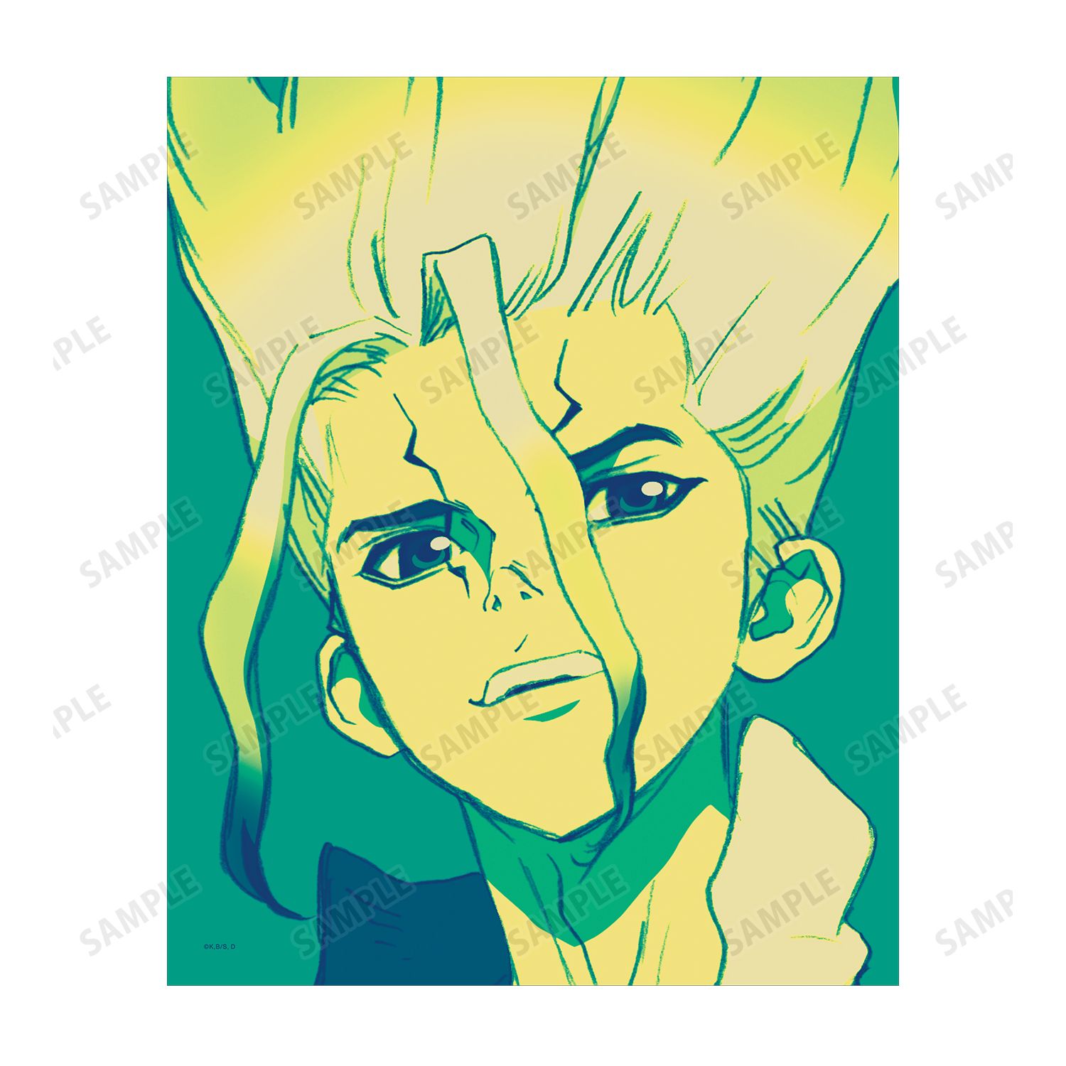 TVアニメ「Dr.STONE」 石神千空 paleful キャンバスボード Image 2 | AniSmile