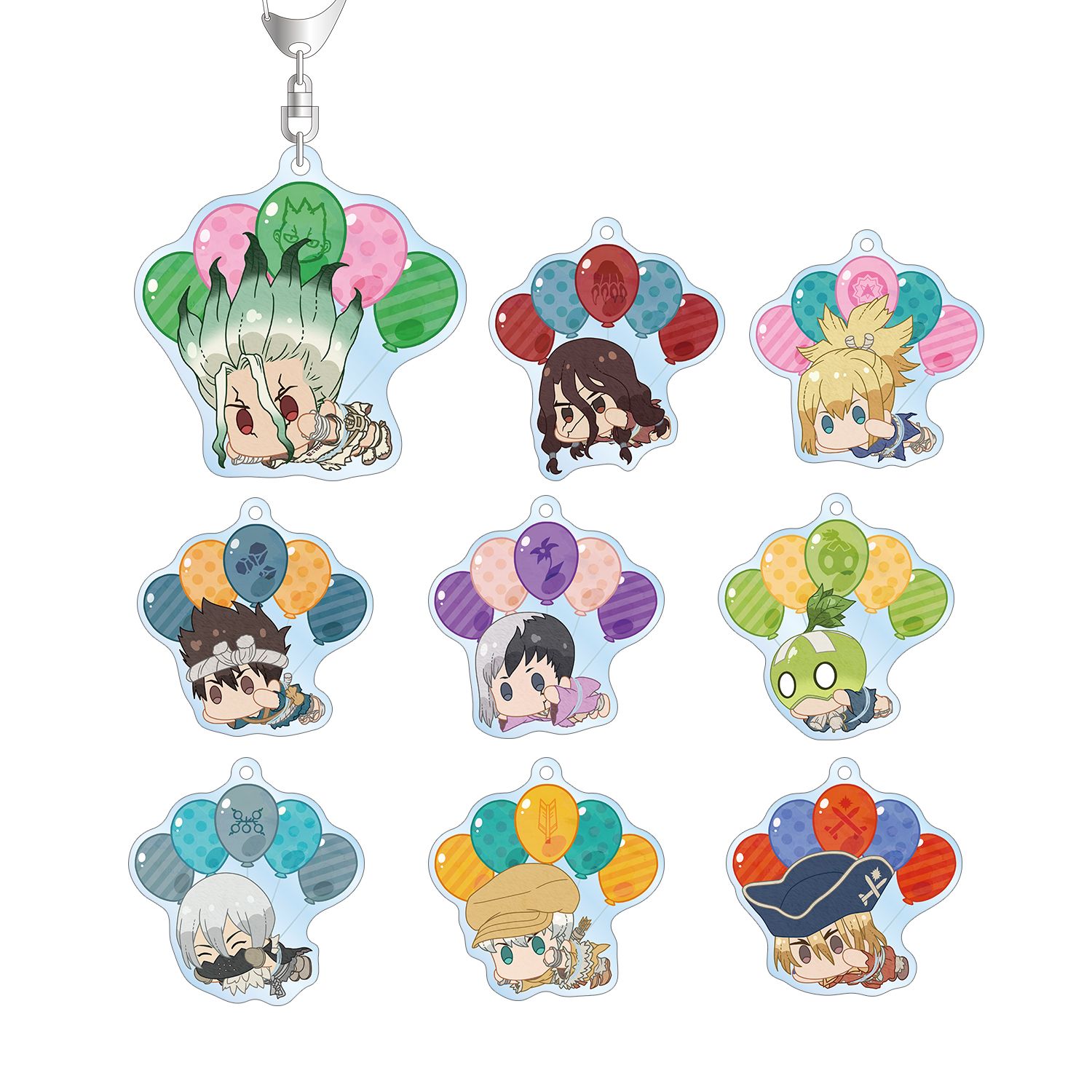 TVアニメ「Dr.STONE」 トレーディング POPOON アクリルキーホルダー(単位/単品) - official product image | AniSmile