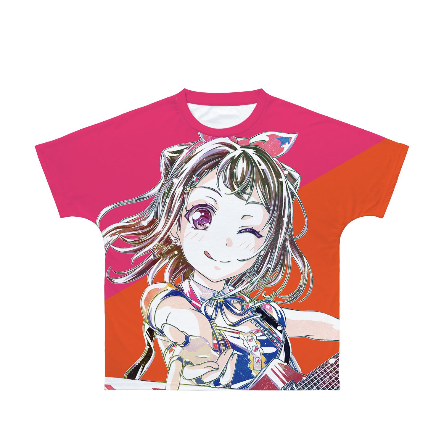 BanG Dream! ガールズバンドパーティ! 戸山 香澄 Ani-Art 第4弾 フルグラフィックTシャツユニセックス(サイズ/XXL) - 官方商品图片 | AniSmile