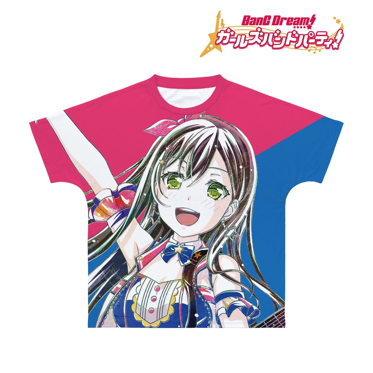 BanG Dream! ガールズバンドパーティ! 花園 たえ Ani-Art 第4弾 フルグラフィックTシャツユニセックス(サイズ/XL) Image 3 | AniSmile