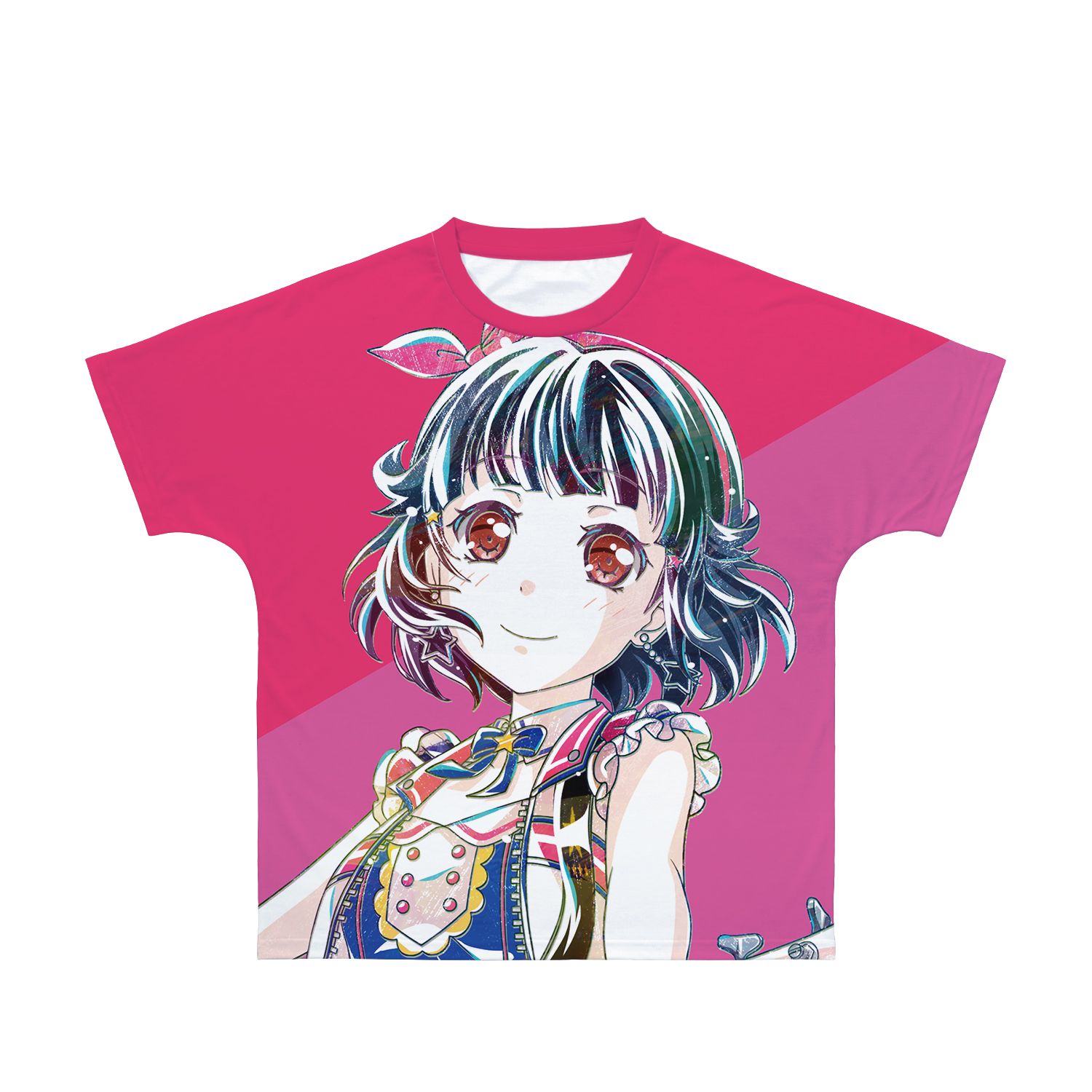 BanG Dream! ガールズバンドパーティ! 牛込 りみ Ani-Art 第4弾 フルグラフィックTシャツユニセックス(サイズ/XXXL) 图片 3 | AniSmile