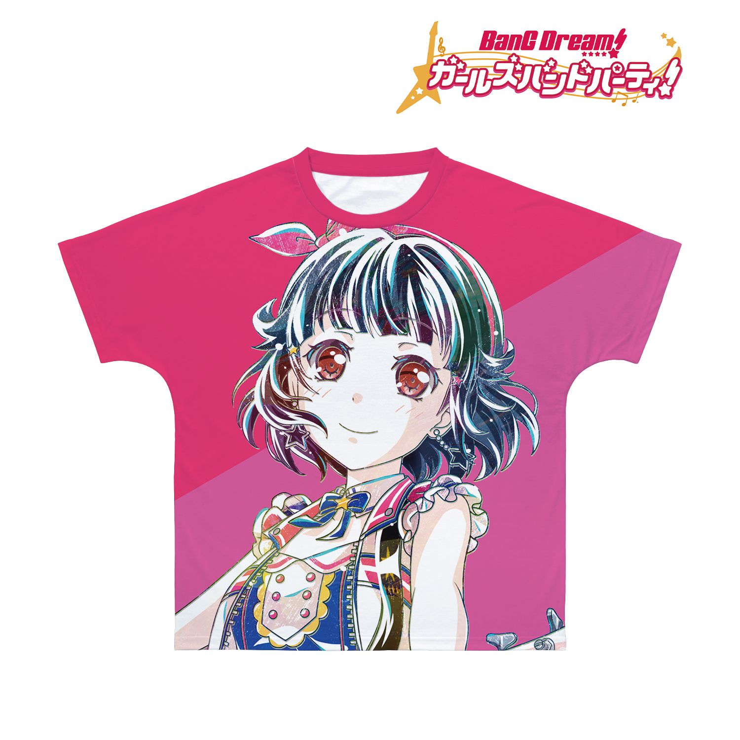 BanG Dream! ガールズバンドパーティ! 牛込 りみ Ani-Art 第4弾 フルグラフィックTシャツユニセックス(サイズ/XXXL) - 官方商品图片 | AniSmile