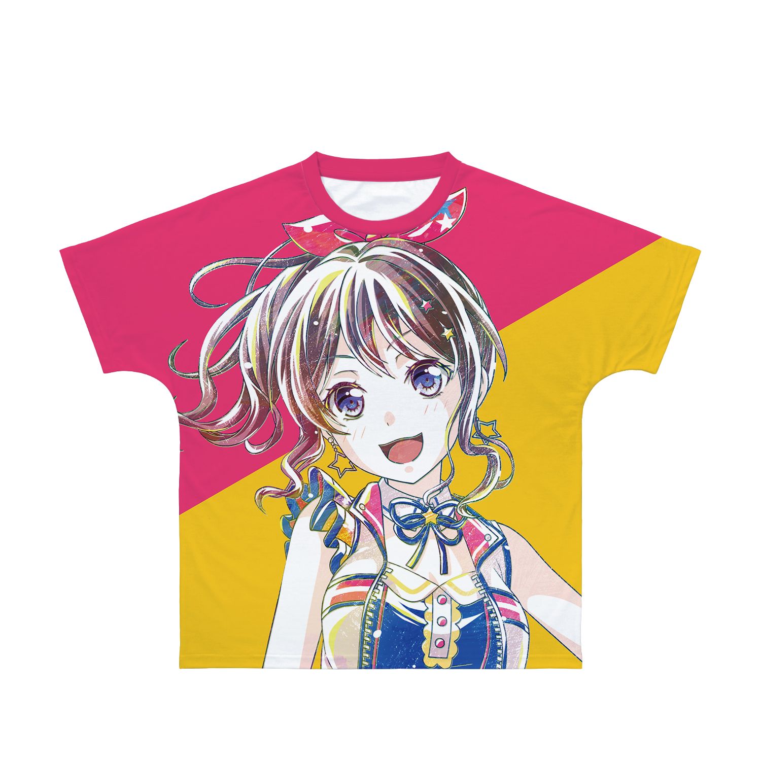 BanG Dream! ガールズバンドパーティ! 山吹 沙綾 Ani-Art 第4弾 フルグラフィックTシャツユニセックス(サイズ/XL) - 官方商品图片 | AniSmile