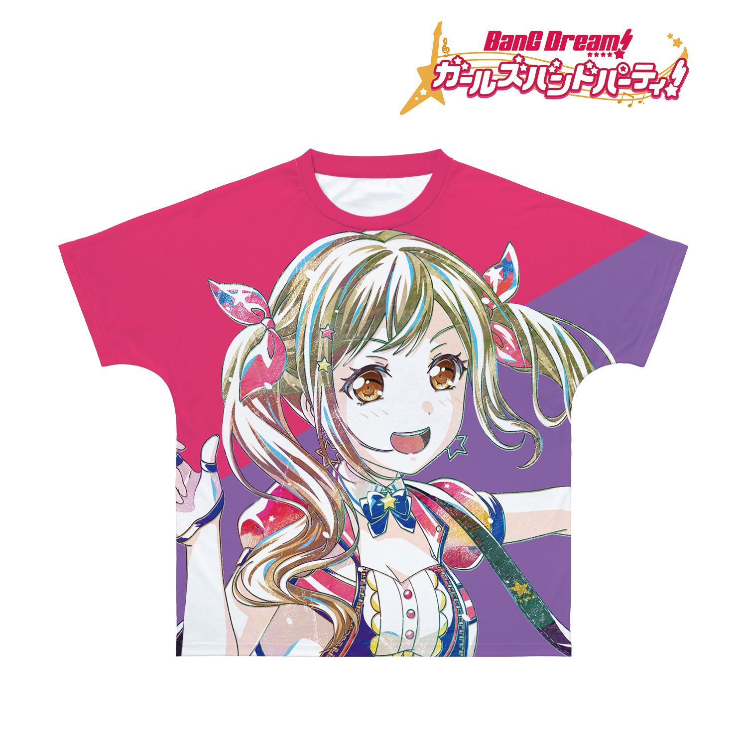 BanG Dream! ガールズバンドパーティ! 市ヶ谷 有咲 Ani-Art 第4弾 フルグラフィックTシャツユニセックス(サイズ/L) 图片 3 | AniSmile