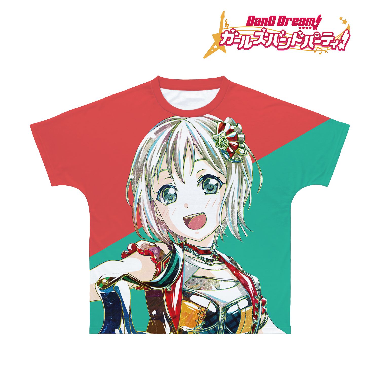 BanG Dream! ガールズバンドパーティ! 青葉 モカ Ani-Art 第4弾 フルグラフィックTシャツユニセックス(サイズ/S) Image 3 | AniSmile