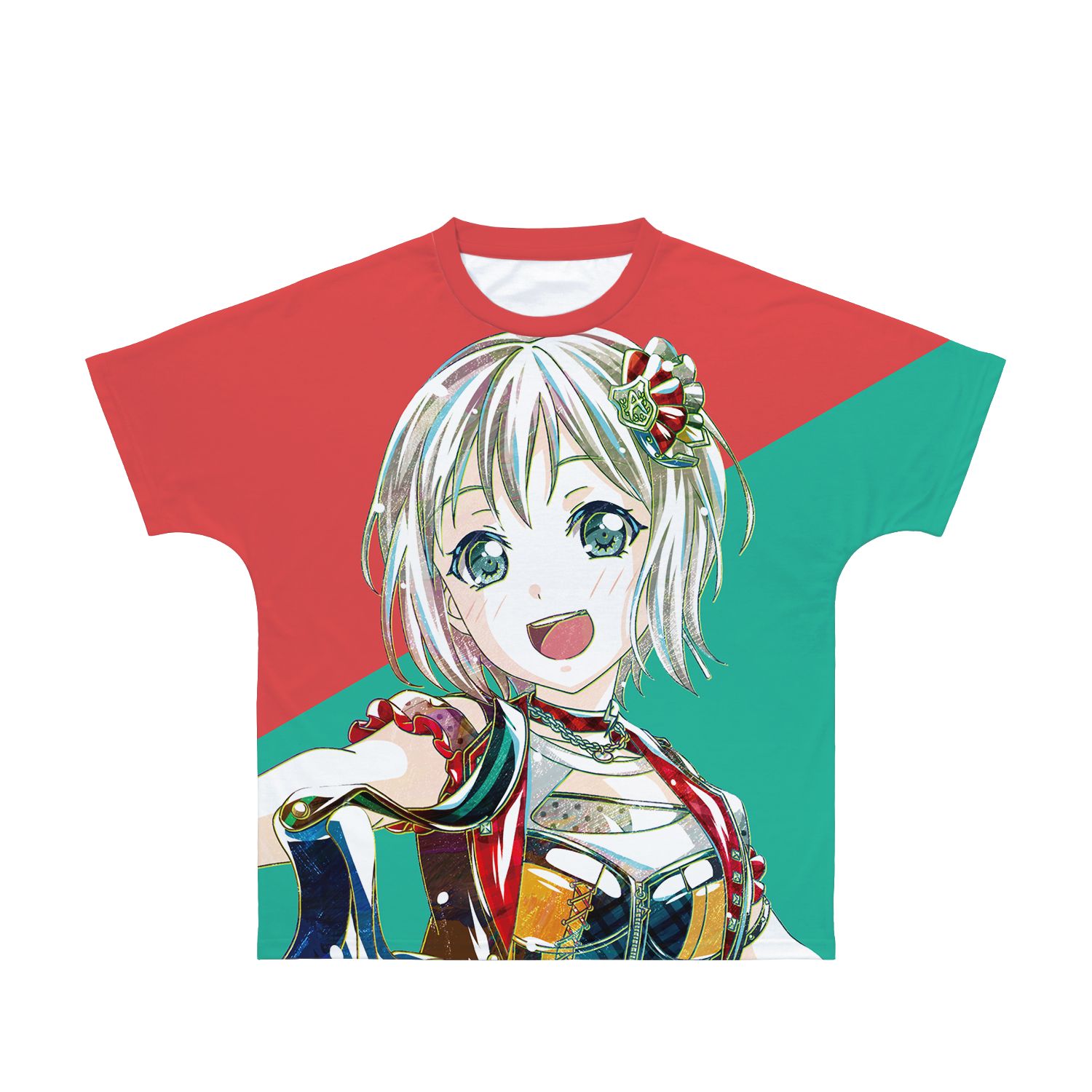 BanG Dream! ガールズバンドパーティ! 青葉 モカ Ani-Art 第4弾 フルグラフィックTシャツユニセックス(サイズ/M) - official product image | AniSmile