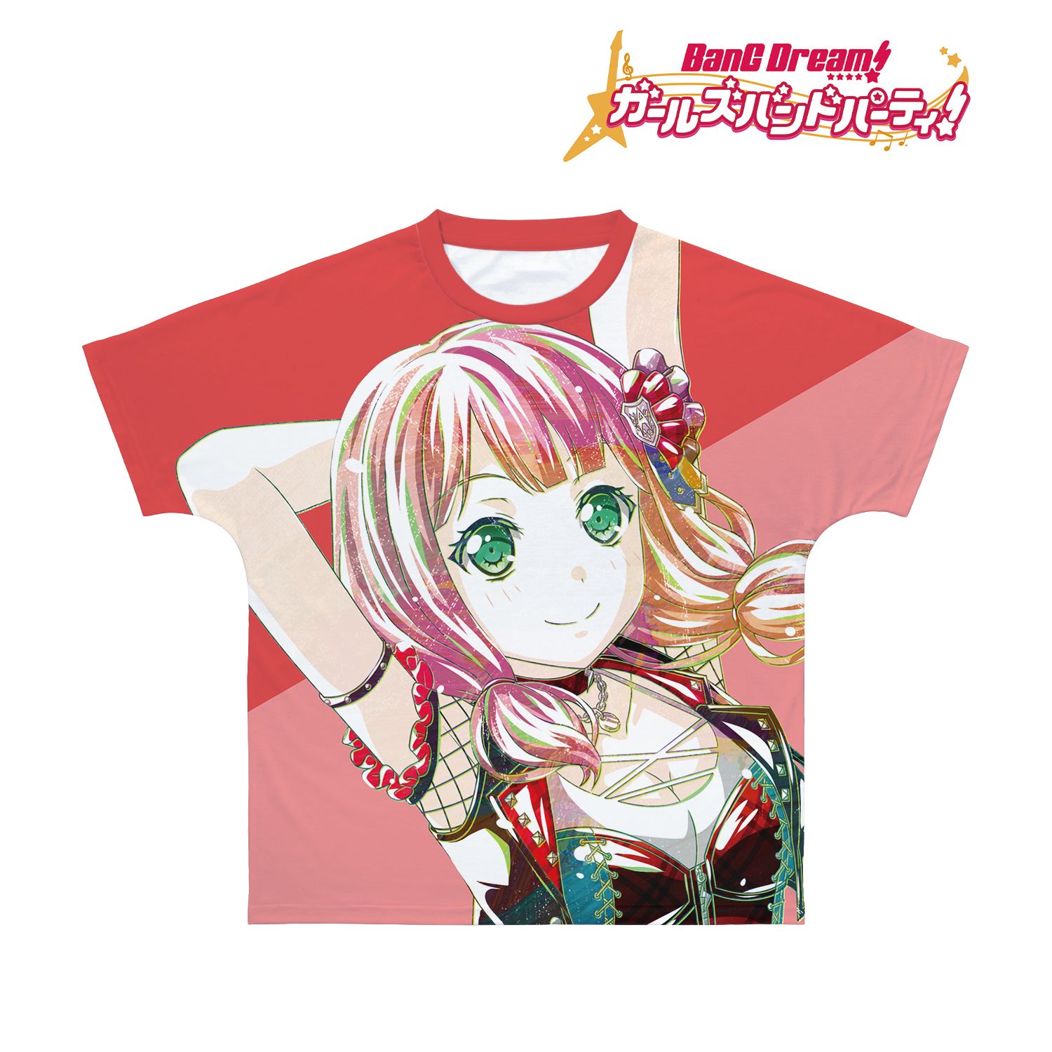 BanG Dream! ガールズバンドパーティ! 上原 ひまり Ani-Art 第4弾 フルグラフィックTシャツユニセックス(サイズ/XL) Image 3 | AniSmile