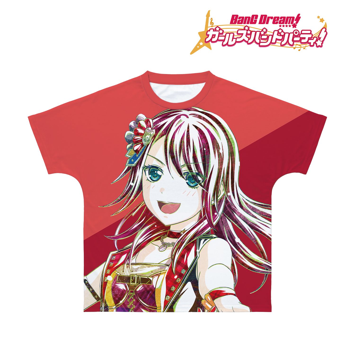 BanG Dream! ガールズバンドパーティ! 宇田川 巴 Ani-Art 第4弾 フルグラフィックTシャツユニセックス(サイズ/L) 图片 3 | AniSmile
