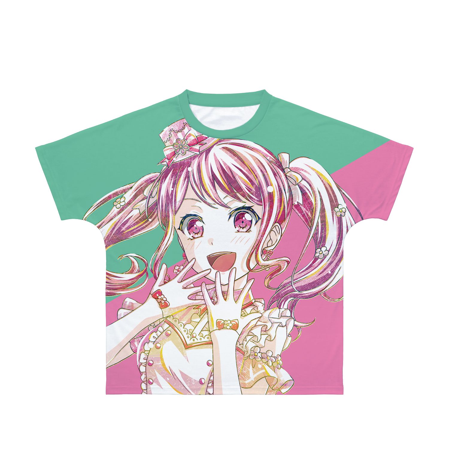 BanG Dream! ガールズバンドパーティ! 丸山 彩 Ani-Art 第4弾 フルグラフィックTシャツユニセックス(サイズ/XXXL) - 官方商品图片 | AniSmile