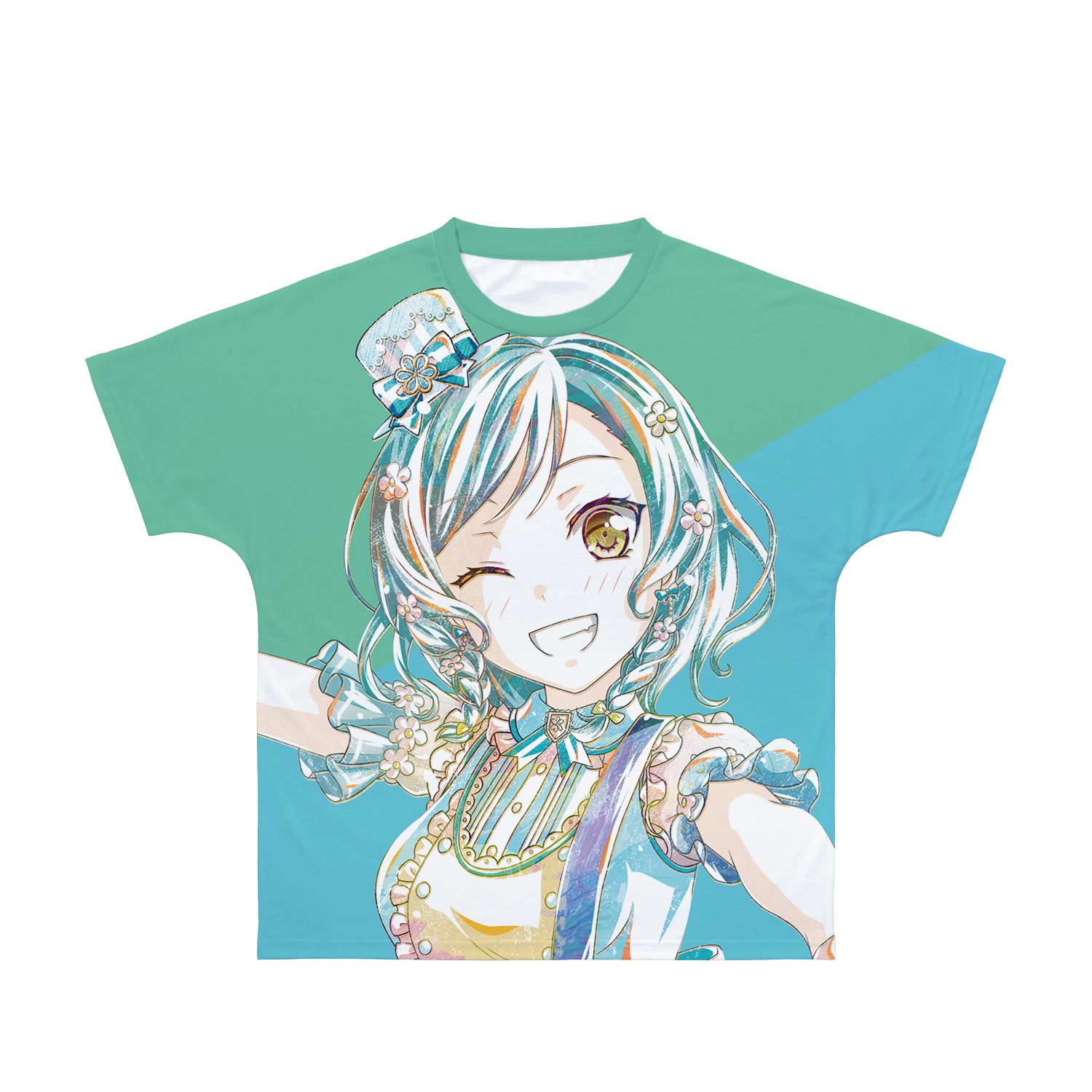 BanG Dream! ガールズバンドパーティ! 氷川 日菜 Ani-Art 第4弾 フルグラフィックTシャツユニセックス(サイズ/S) - official product image | AniSmile