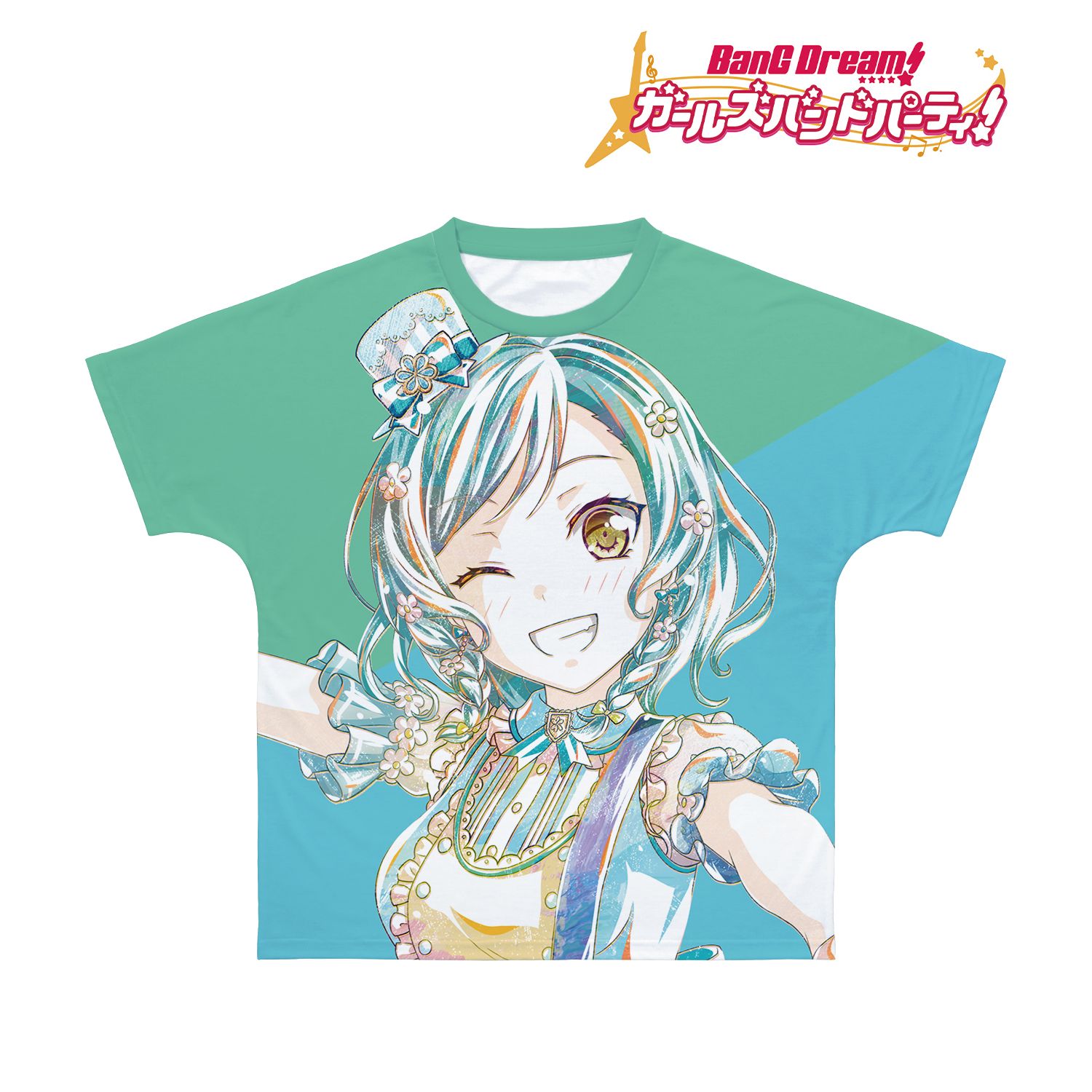 BanG Dream! ガールズバンドパーティ! 氷川 日菜 Ani-Art 第4弾 フルグラフィックTシャツユニセックス(サイズ/M) Image 2 | AniSmile