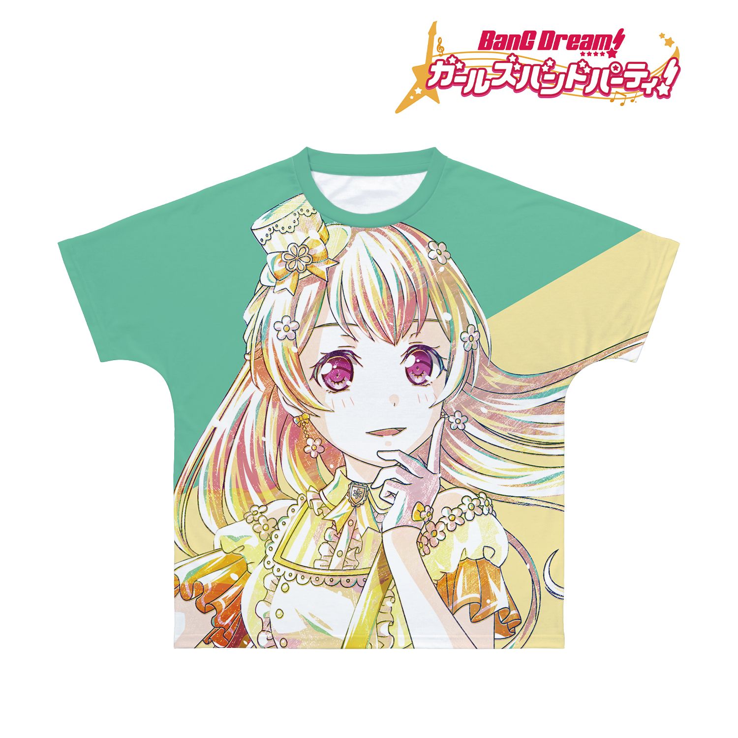 BanG Dream! ガールズバンドパーティ! 白鷺 千聖 Ani-Art 第4弾 フルグラフィックTシャツユニセックス(サイズ/XL) Image 2 | AniSmile
