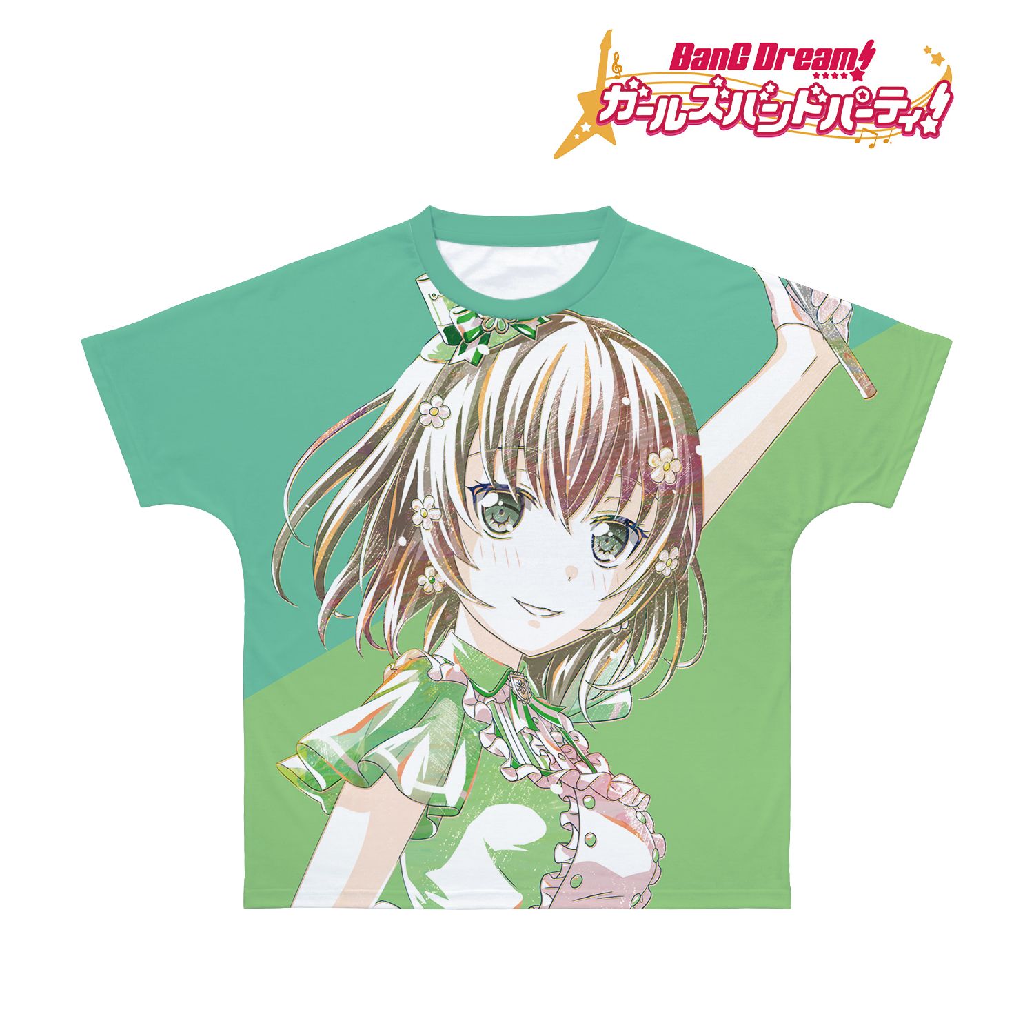 BanG Dream! ガールズバンドパーティ! 大和 麻弥 Ani-Art 第4弾 フルグラフィックTシャツユニセックス(サイズ/XS) Image 3 | AniSmile