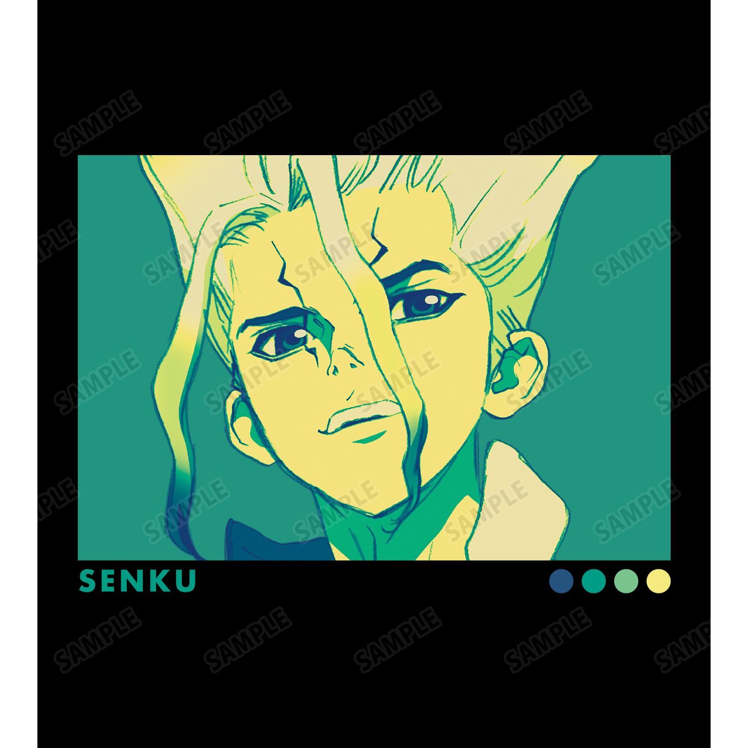 TVアニメ「Dr.STONE」 石神千空 paleful Tシャツメンズ(サイズ/XXXL) Image 3 | AniSmile