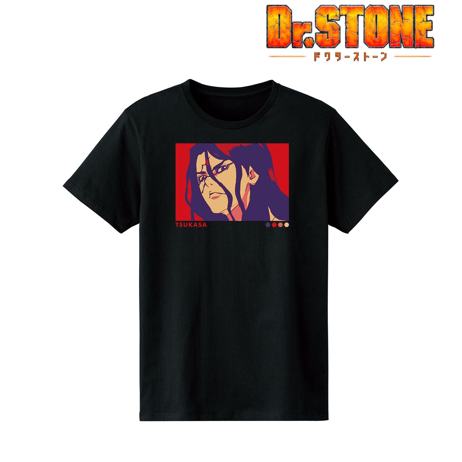 TVアニメ「Dr.STONE」 獅子王司 paleful Tシャツレディース(サイズ/XL) 图片 2 | AniSmile
