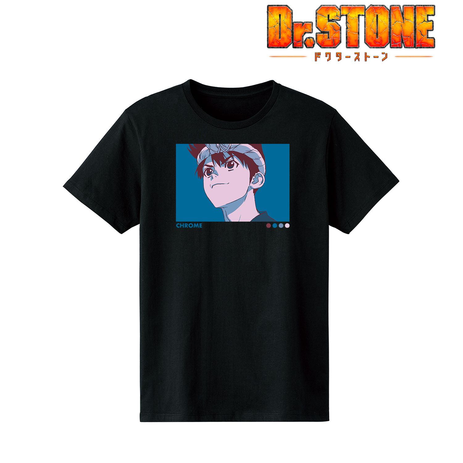 TVアニメ「Dr.STONE」 クロム paleful Tシャツメンズ(サイズ/M) Image 2 | AniSmile