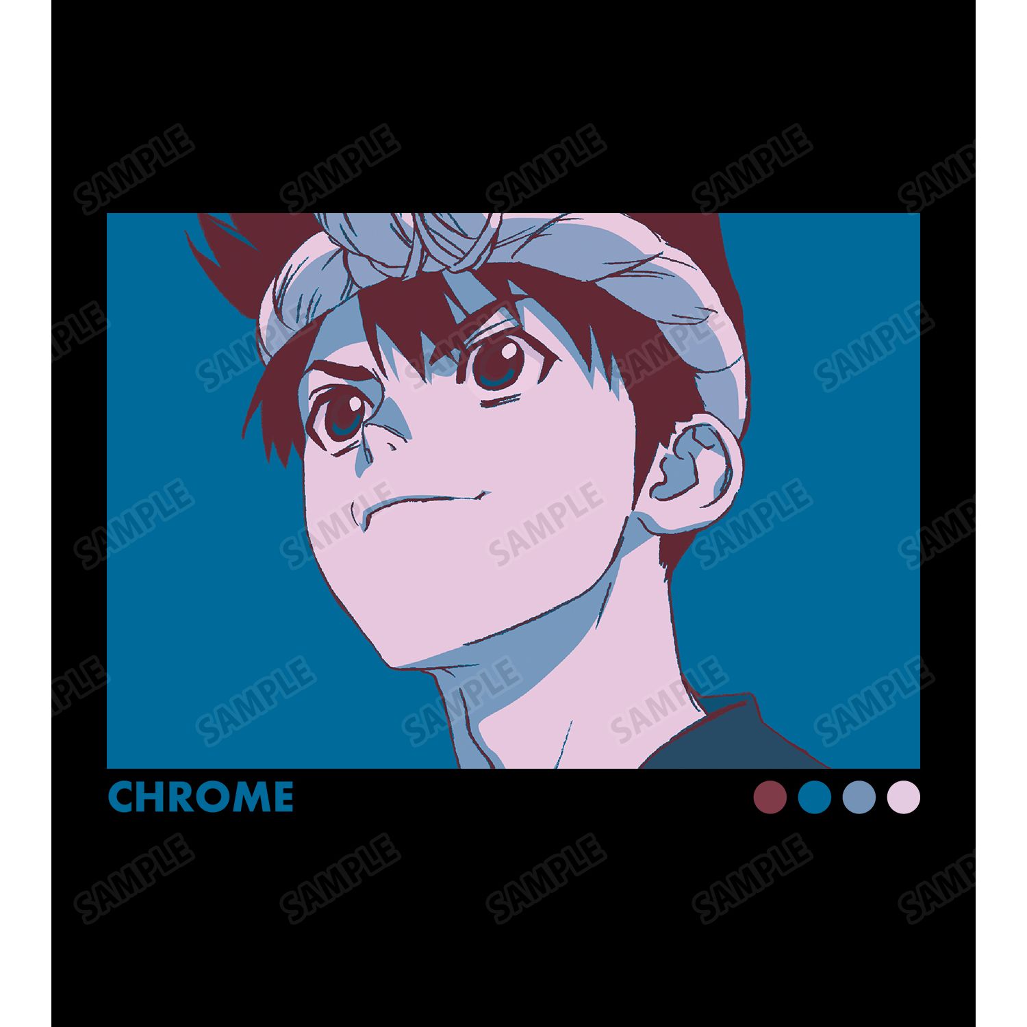 TVアニメ「Dr.STONE」 クロム paleful Tシャツメンズ(サイズ/XL) Image 2 | AniSmile