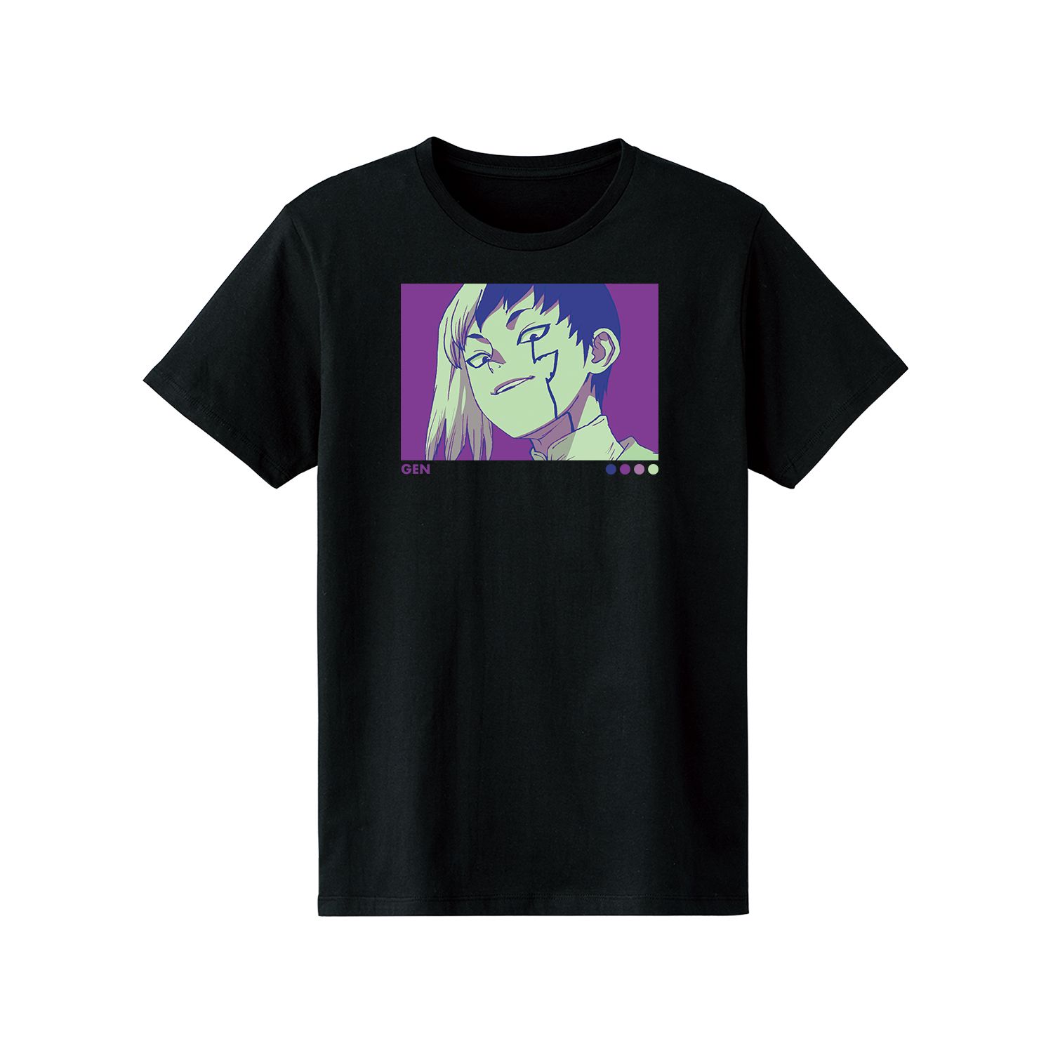TVアニメ「Dr.STONE」 あさぎりゲン paleful Tシャツメンズ(サイズ/S) - 公式商品画像 | AniSmile