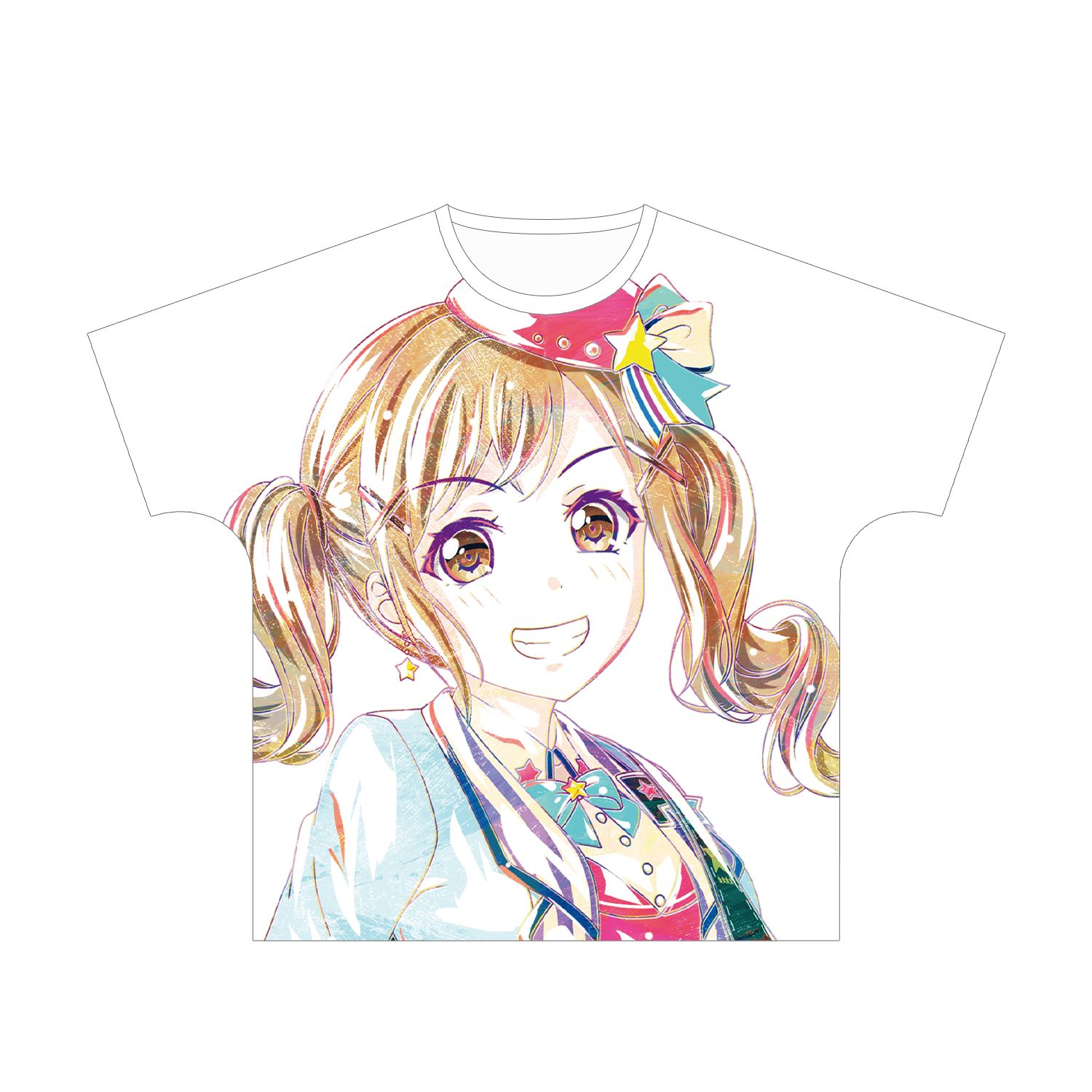BanG Dream! ガールズバンドパーティ! 市ヶ谷 有咲 Ani-Art フルグラフィックTシャツ vol.3ユニセックス(サイズ/L) 画像 2 | AniSmile
