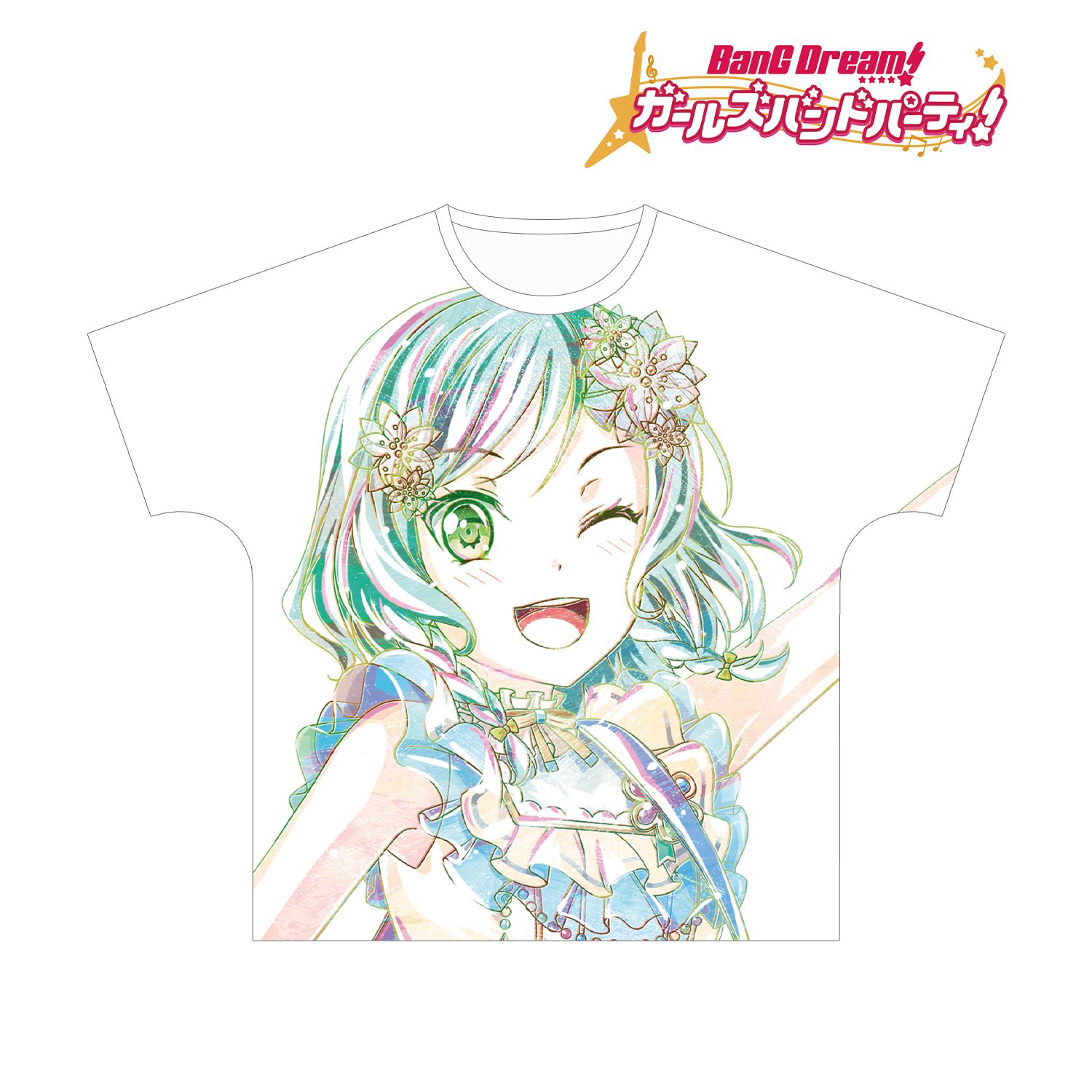BanG Dream! ガールズバンドパーティ! 氷川 日菜 Ani-Art フルグラフィックTシャツ vol.3ユニセックス(サイズ/S) 画像 2 | AniSmile
