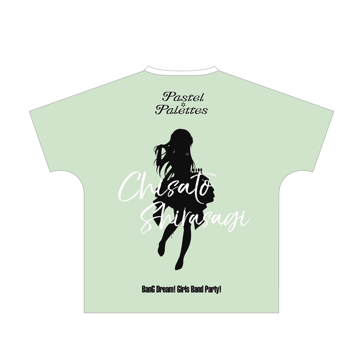 BanG Dream! ガールズバンドパーティ! 白鷺 千聖 Ani-Art フルグラフィックTシャツ vol.3ユニセックス(サイズ/XL) 画像 2 | AniSmile