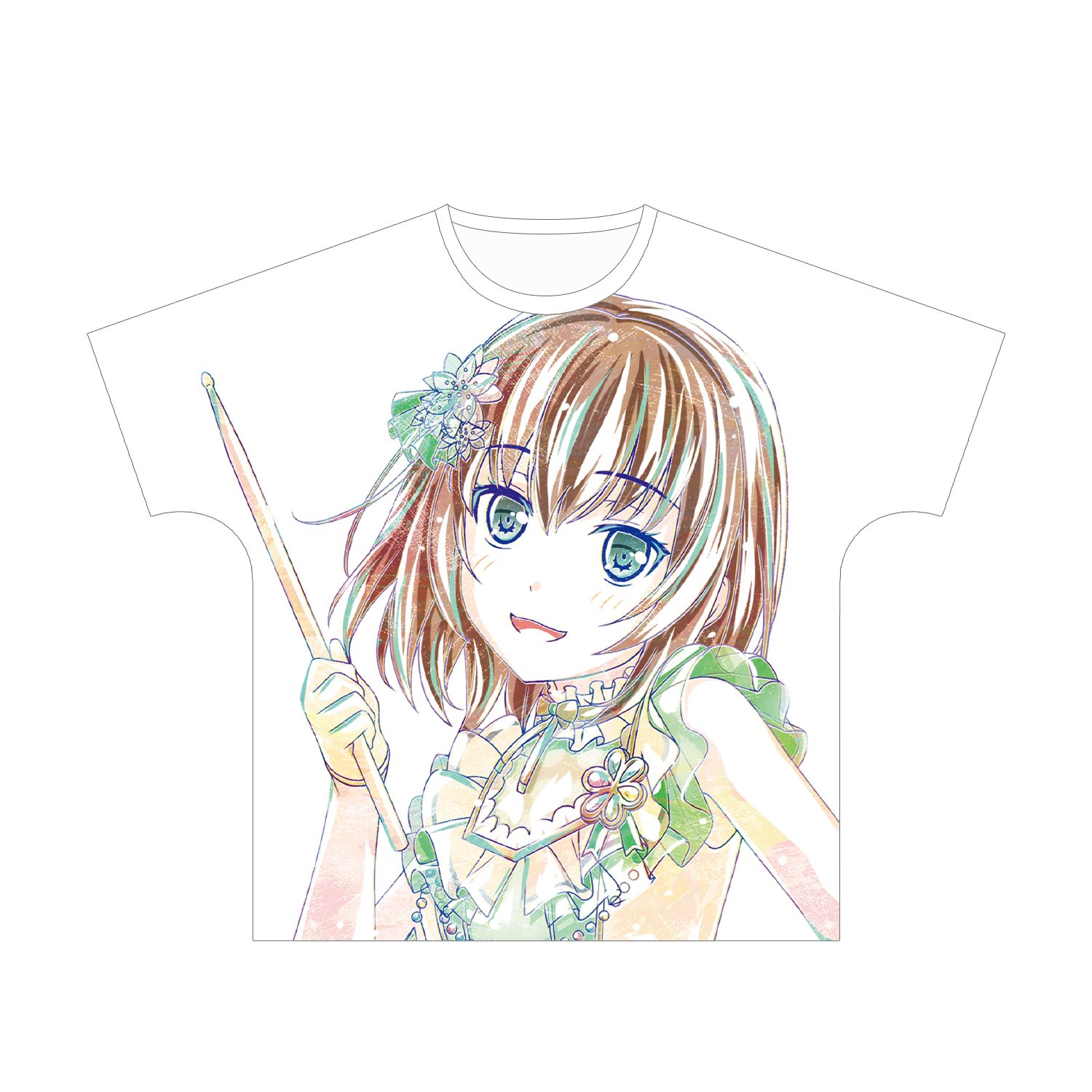 BanG Dream! ガールズバンドパーティ! 大和 麻弥 Ani-Art フルグラフィックTシャツ vol.3ユニセックス(サイズ/M) 画像 2 | AniSmile