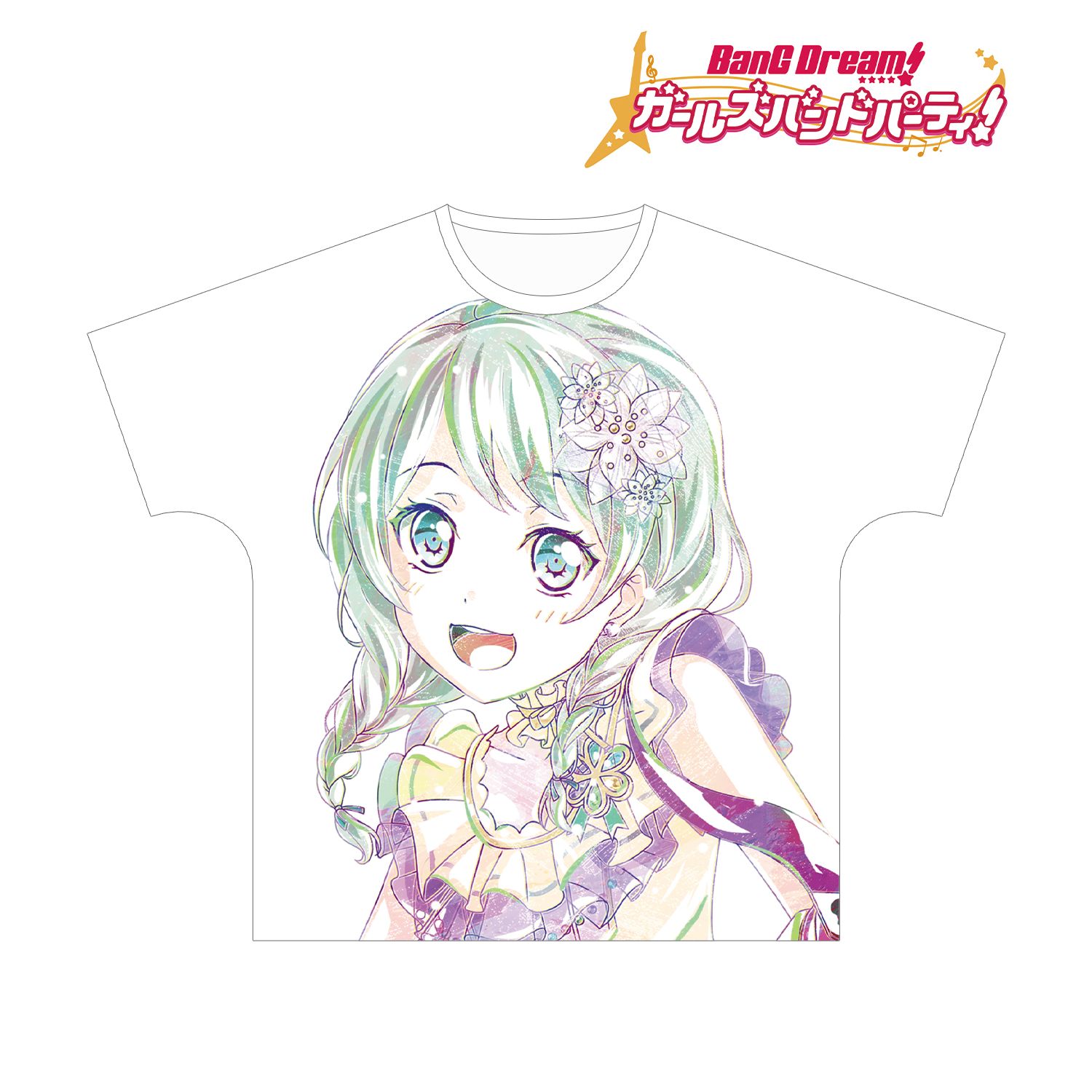 BanG Dream! ガールズバンドパーティ! 若宮 イヴ Ani-Art フルグラフィックTシャツ vol.3ユニセックス(サイズ/S) 画像 2 | AniSmile