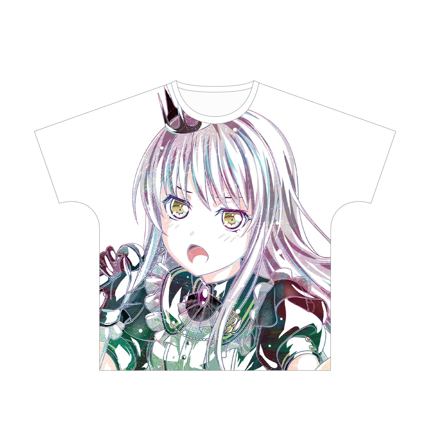 BanG Dream! ガールズバンドパーティ! 湊 友希那 Ani-Art フルグラフィックTシャツ vol.3ユニセックス(サイズ/S) 画像 2 | AniSmile