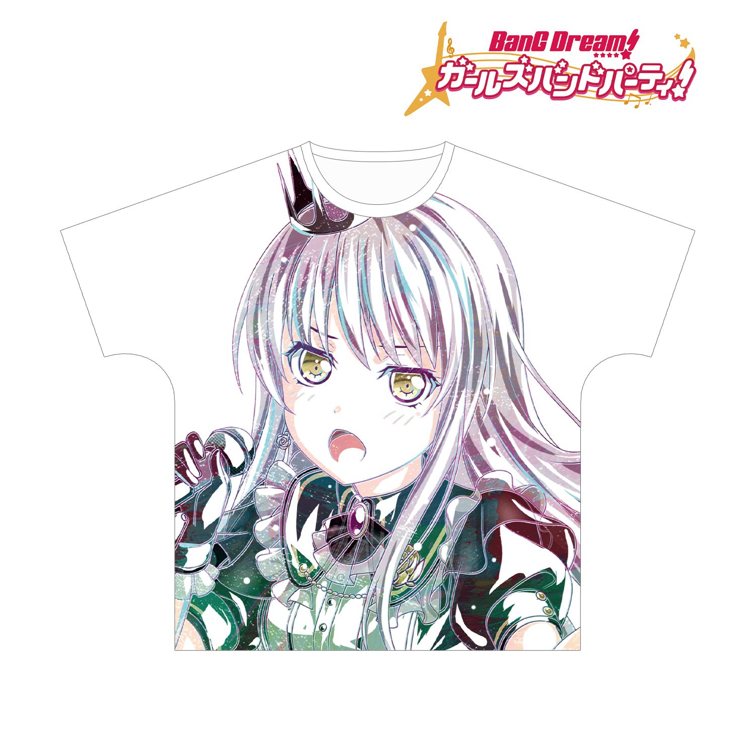 BanG Dream! ガールズバンドパーティ! 湊 友希那 Ani-Art フルグラフィックTシャツ vol.3ユニセックス(サイズ/XL) 画像 3 | AniSmile