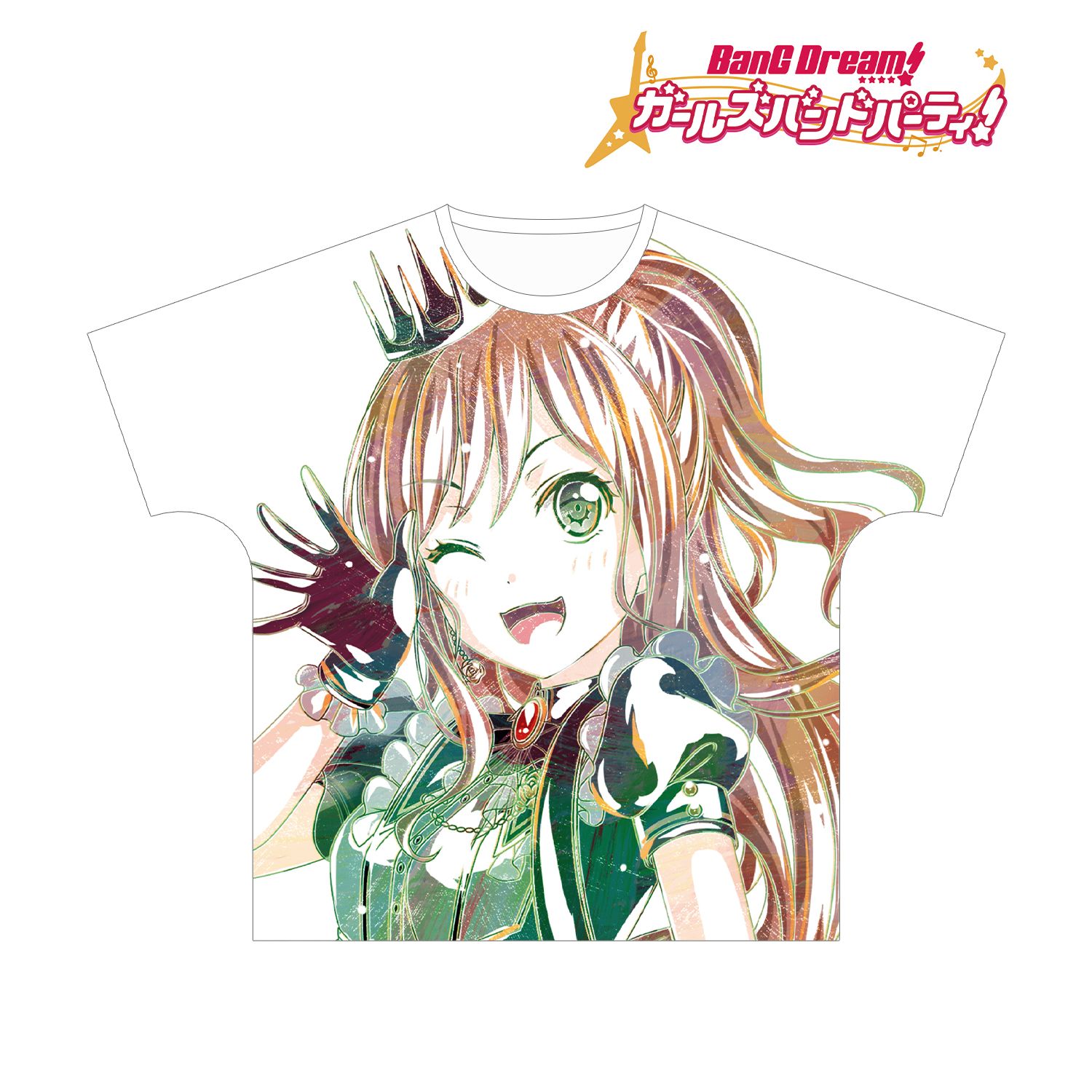 BanG Dream! ガールズバンドパーティ! 今井 リサ Ani-Art フルグラフィックTシャツ vol.3ユニセックス(サイズ/L) 画像 3 | AniSmile