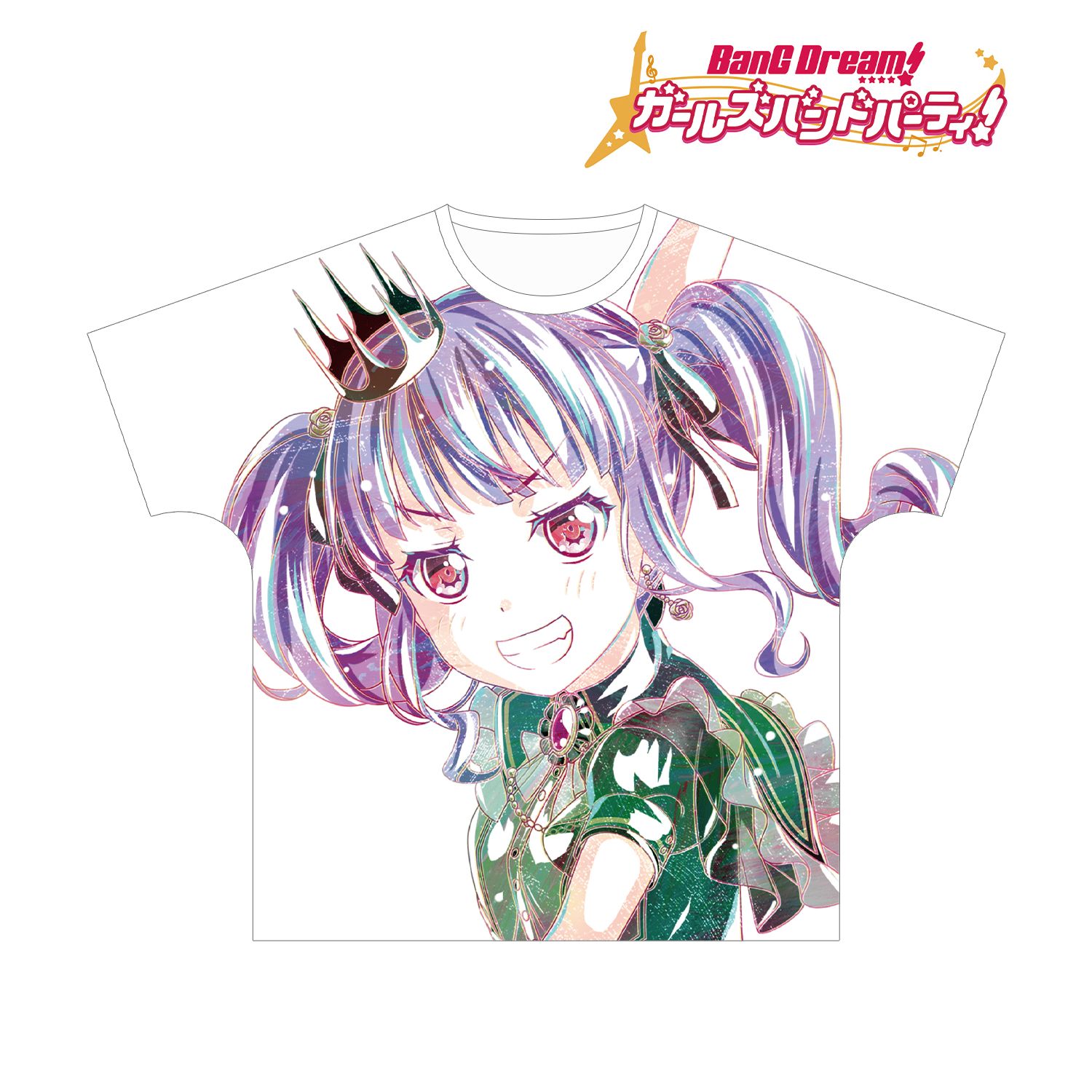 BanG Dream! ガールズバンドパーティ! 宇田川 あこ Ani-Art フルグラフィックTシャツ vol.3ユニセックス(サイズ/S) 画像 3 | AniSmile