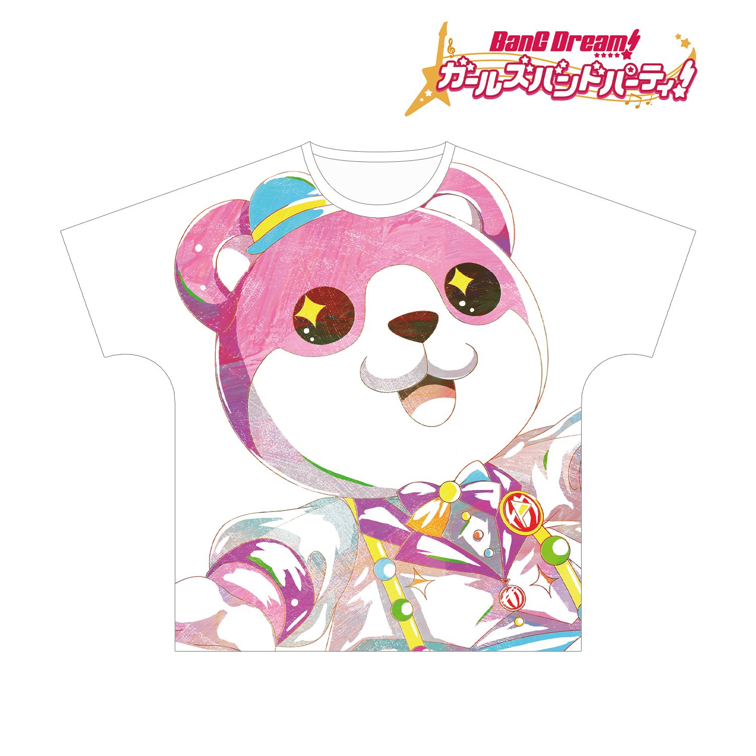 BanG Dream! ガールズバンドパーティ! ミッシェル Ani-Art フルグラフィックTシャツ vol.3ユニセックス(サイズ/S) 画像 2 | AniSmile