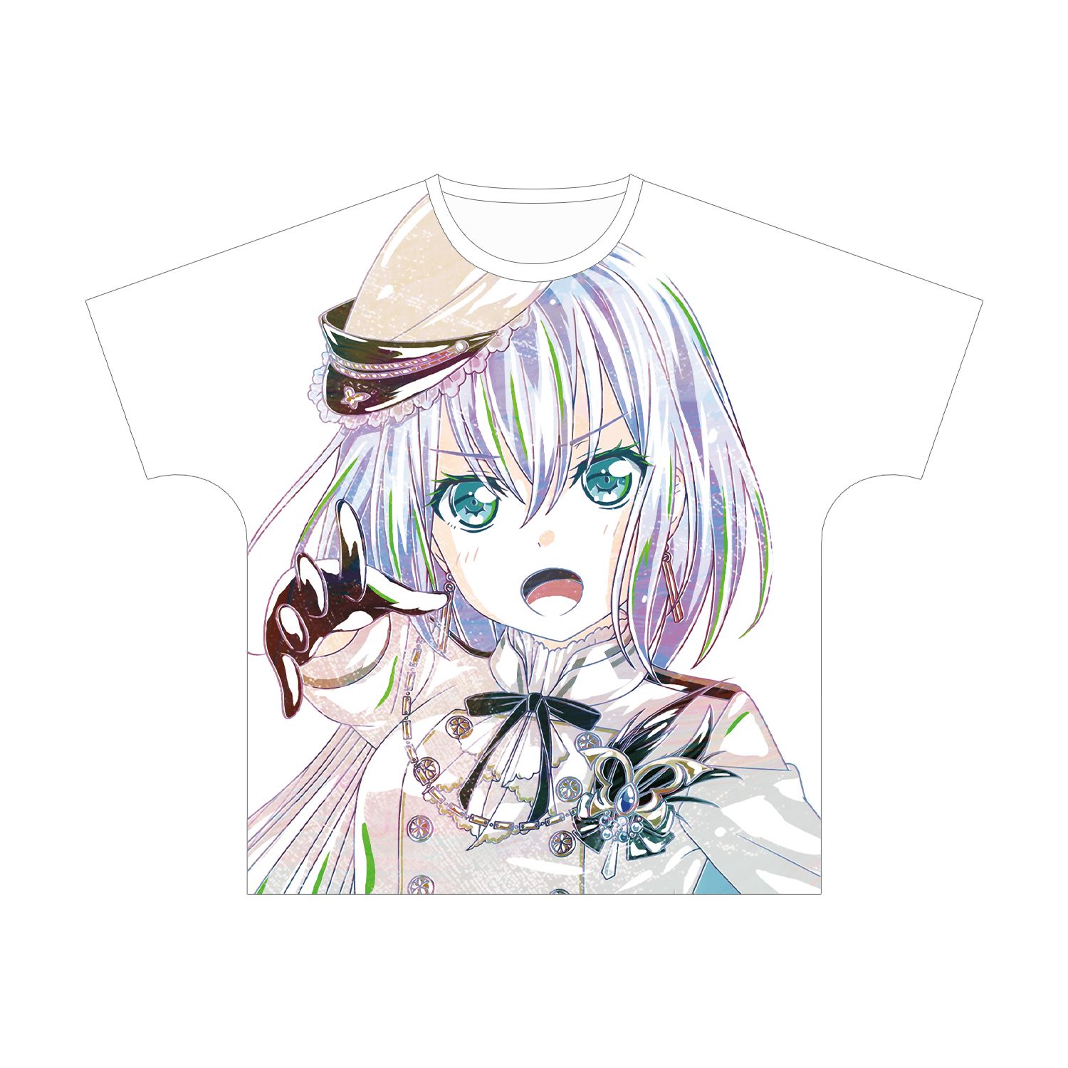 BanG Dream! ガールズバンドパーティ! 倉田 ましろ Ani-Art フルグラフィックTシャツ vol.3ユニセックス(サイズ/M) 画像 2 | AniSmile