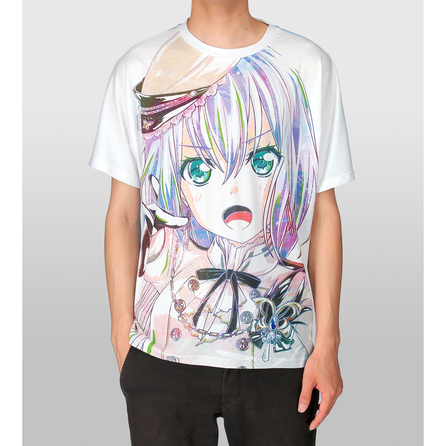 BanG Dream! ガールズバンドパーティ! 倉田 ましろ Ani-Art フルグラフィックTシャツ vol.3ユニセックス(サイズ/M) 画像 5 | AniSmile