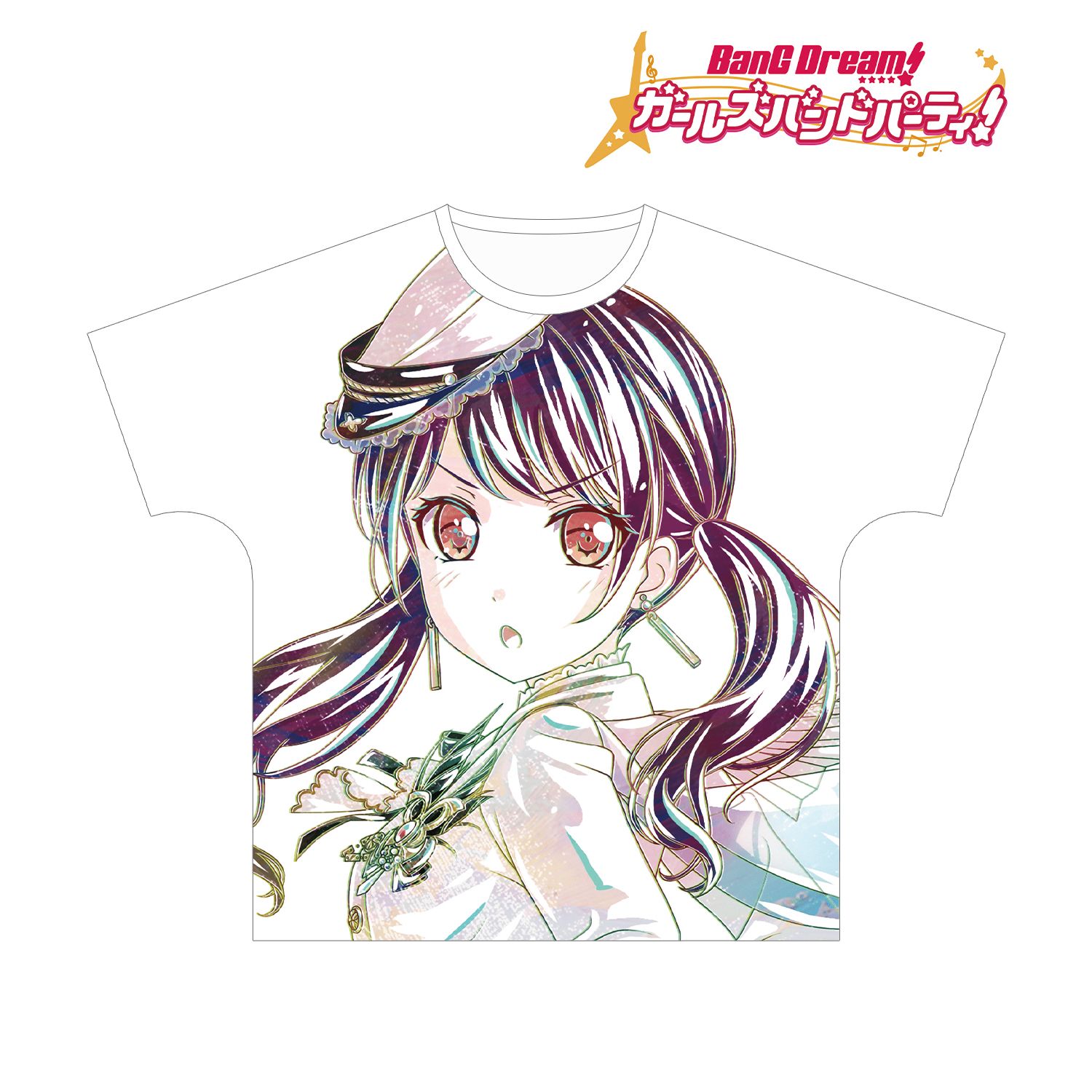 BanG Dream! ガールズバンドパーティ! 二葉 つくし Ani-Art フルグラフィックTシャツ vol.3ユニセックス(サイズ/S) 画像 2 | AniSmile